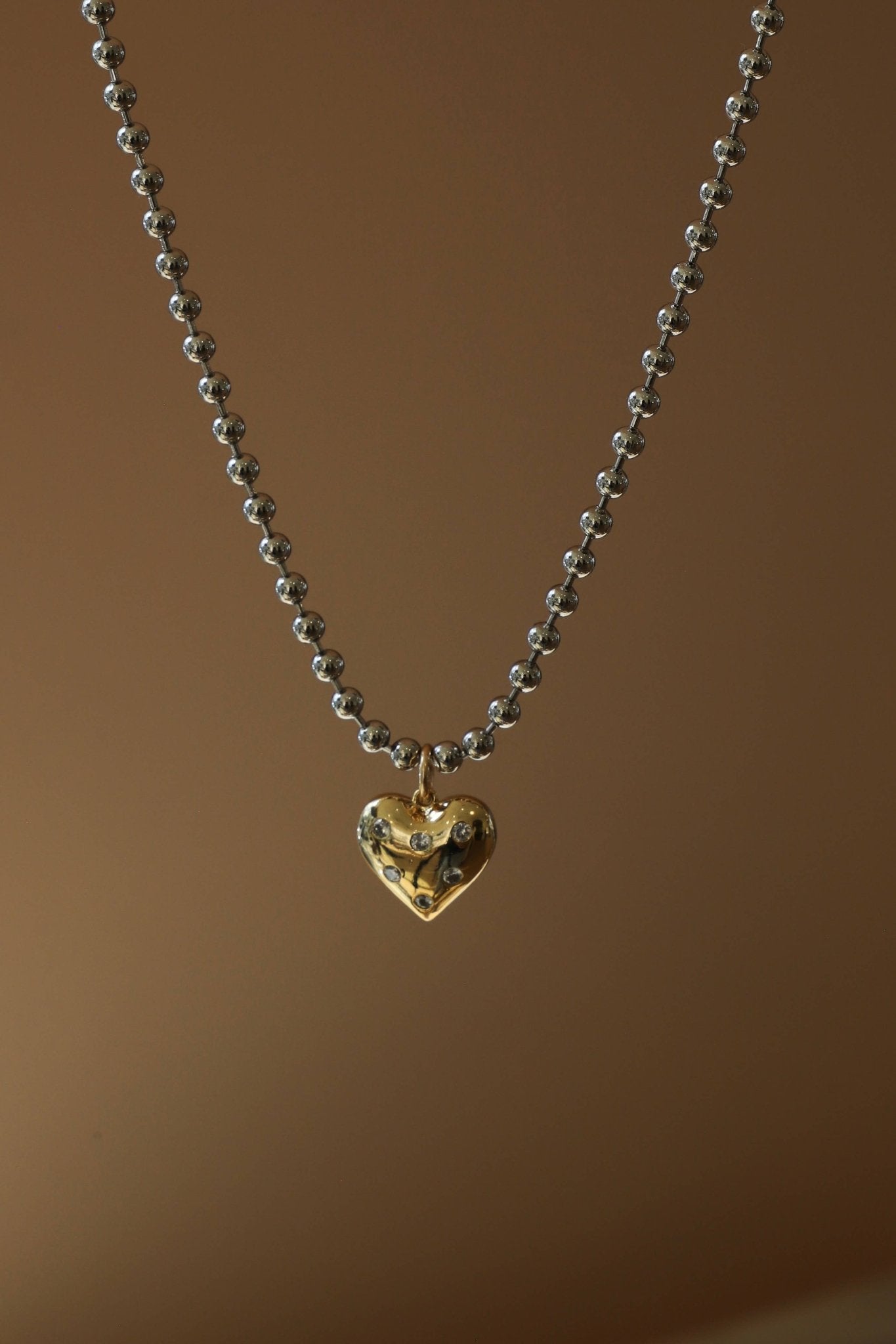 Valen Heart Necklace - Box Turtle