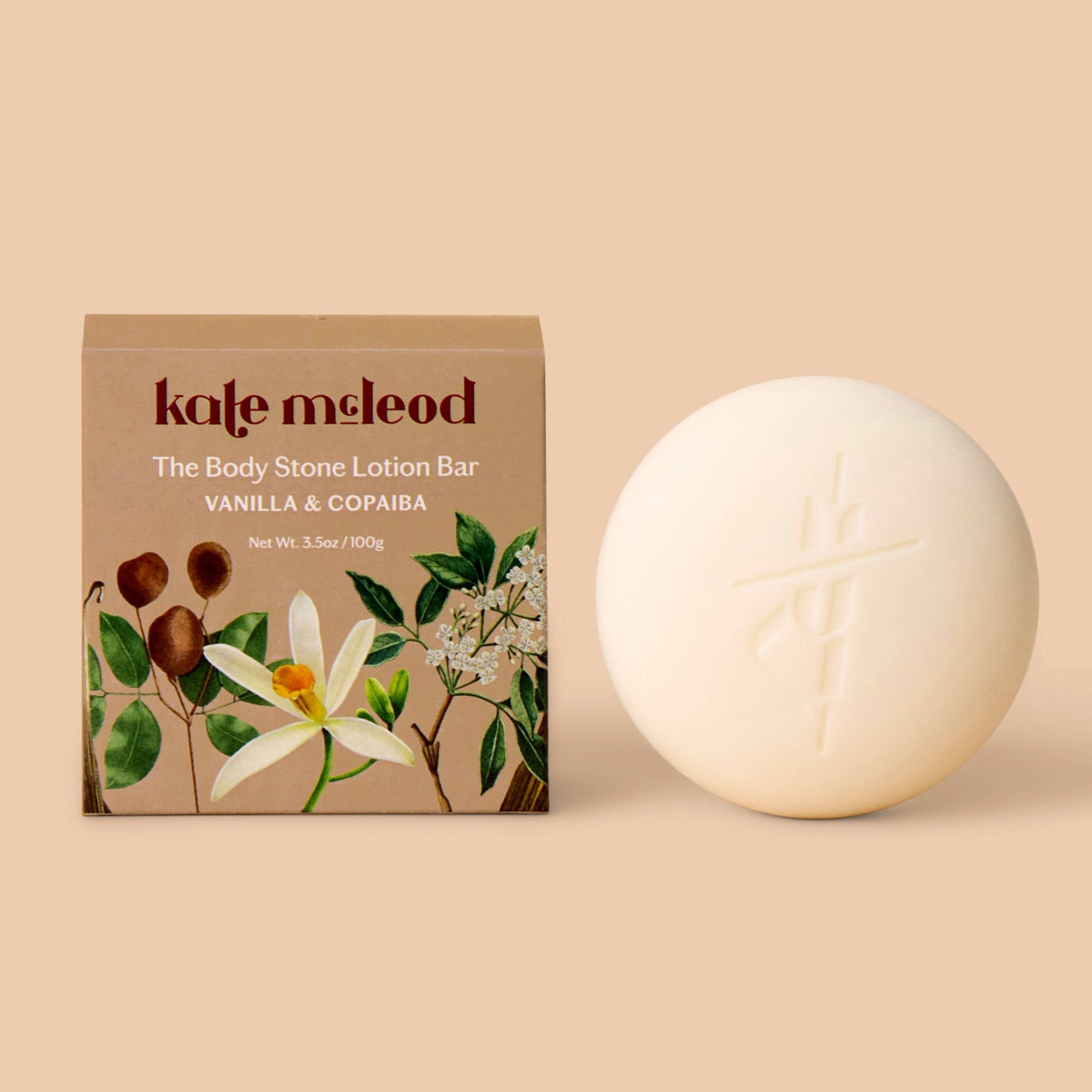 Vanilla &amp; Copaiba Deep Moisturizing Lotion Bar - Box Turtle