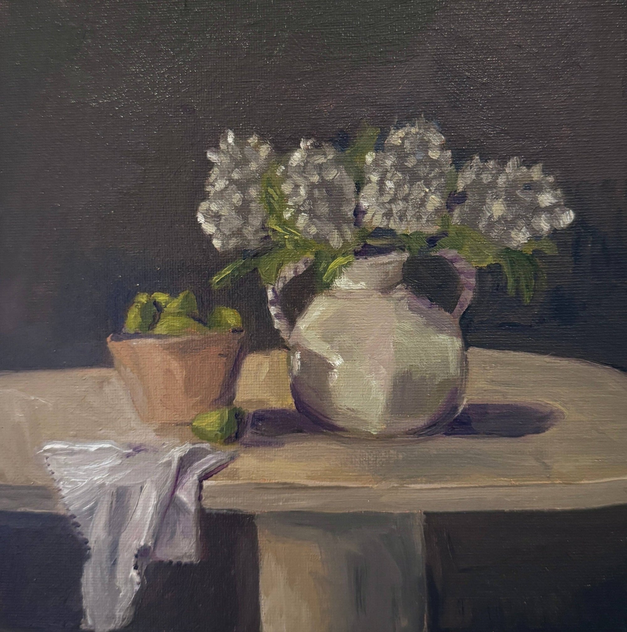 Vase of Hydrangeas Print - Box Turtle