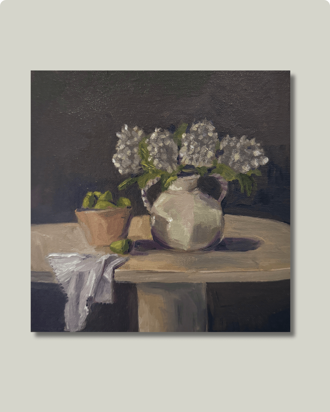 Vase of Hydrangeas Print - Box Turtle