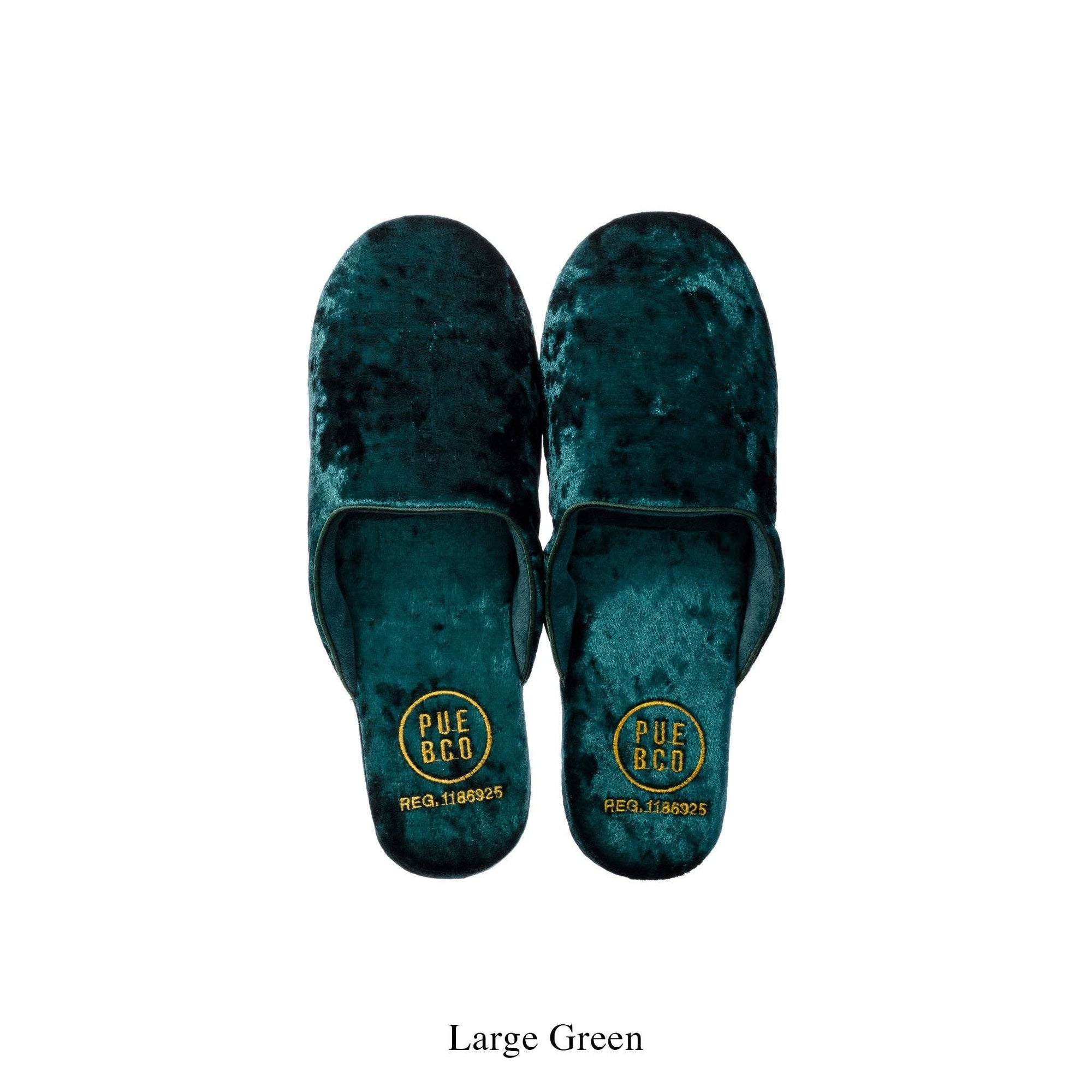 Velvet Slippers - Box Turtle
