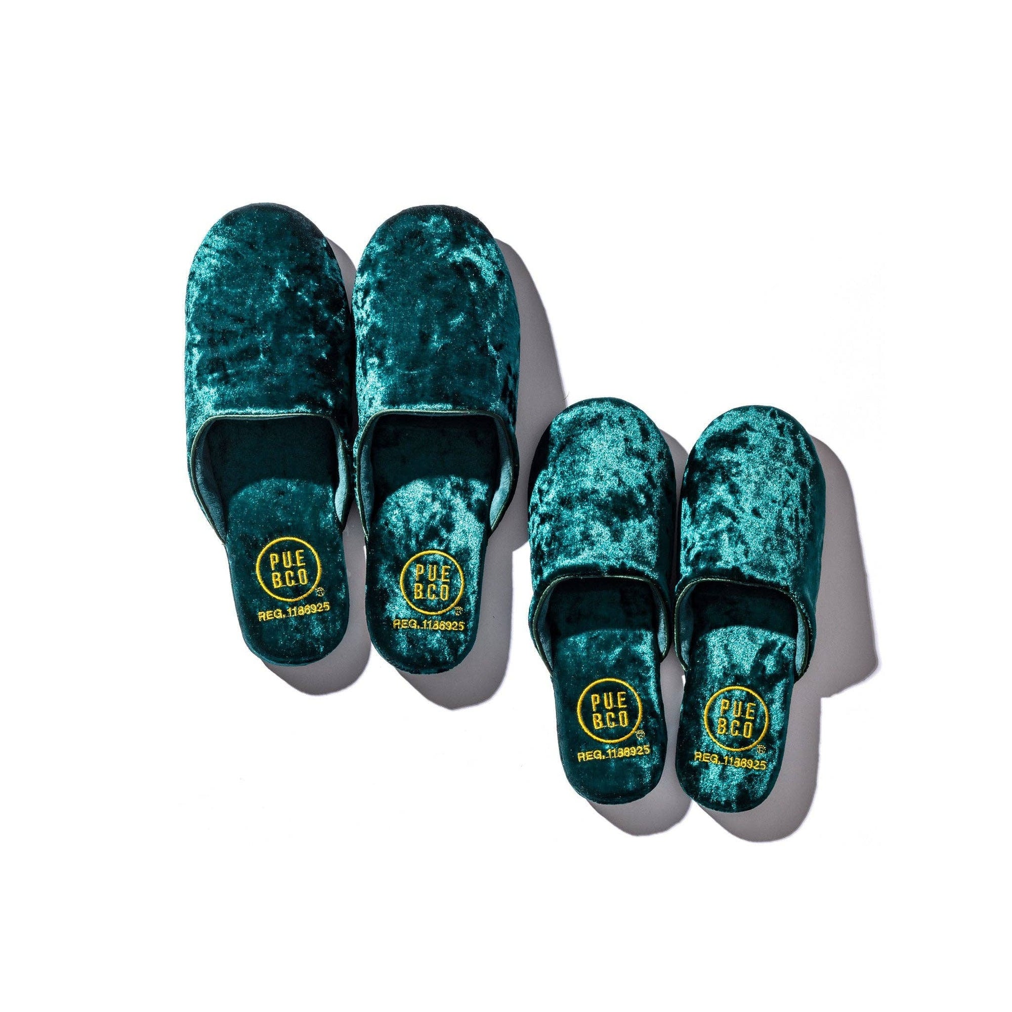 Velvet Slippers - Box Turtle