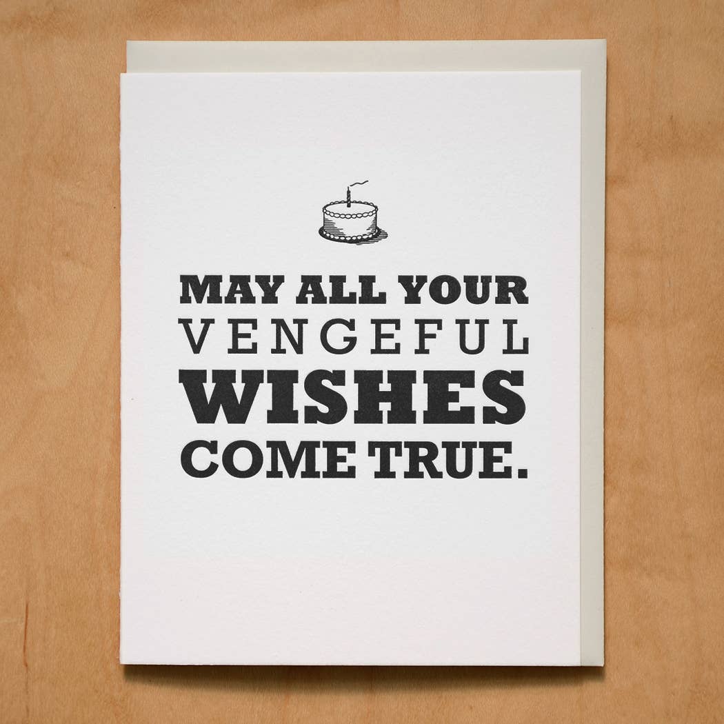 Vengeful Wishes Come True Card - Box Turtle
