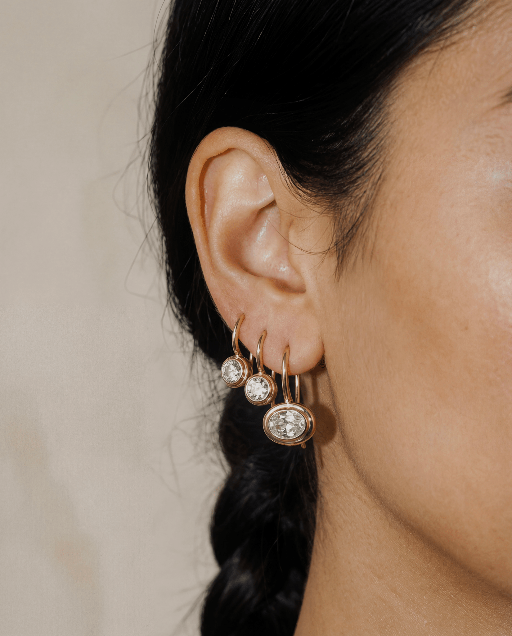 Vera Round French Hook Earrings - Box Turtle