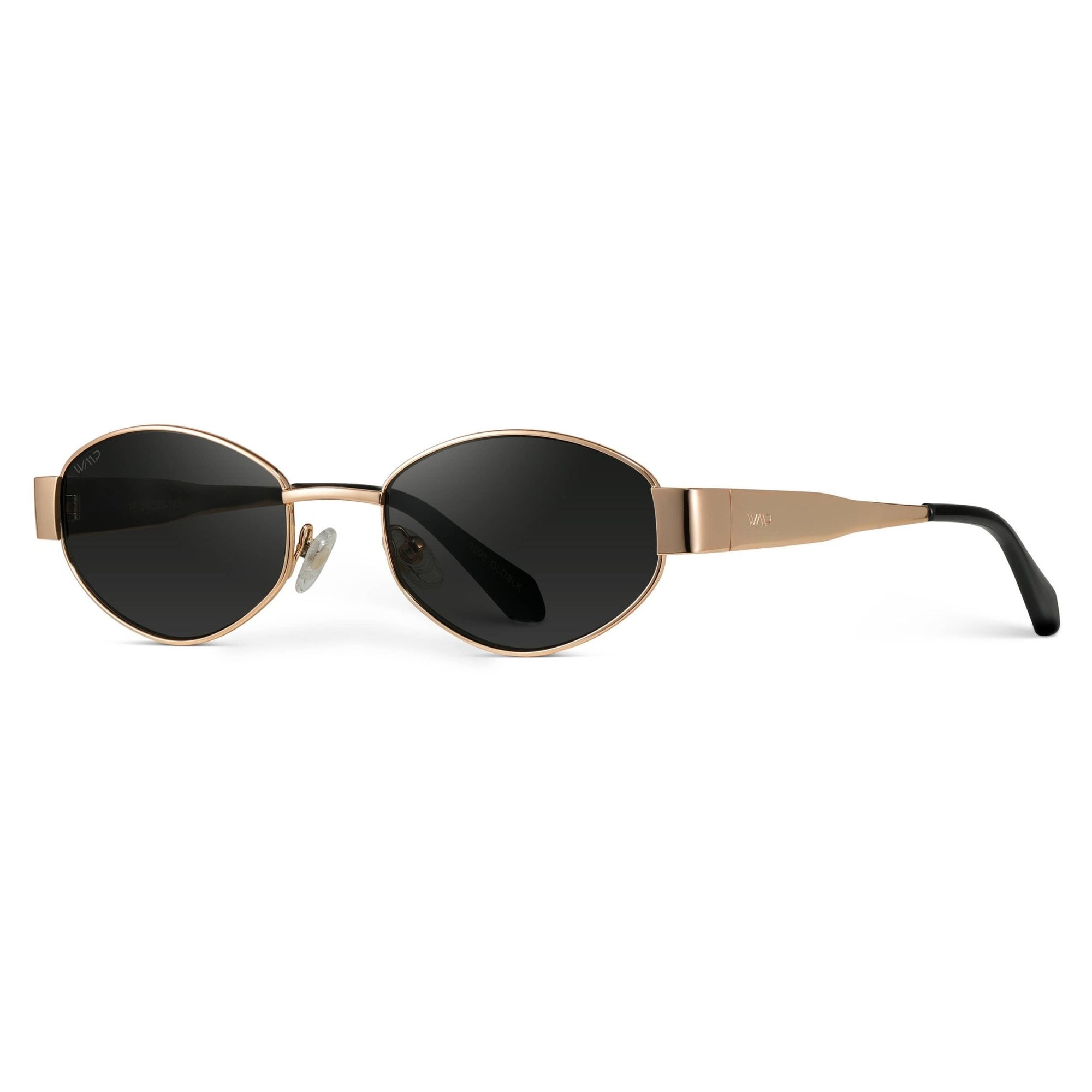 Verona - Oval Metal Frame Sunglasses - Box Turtle