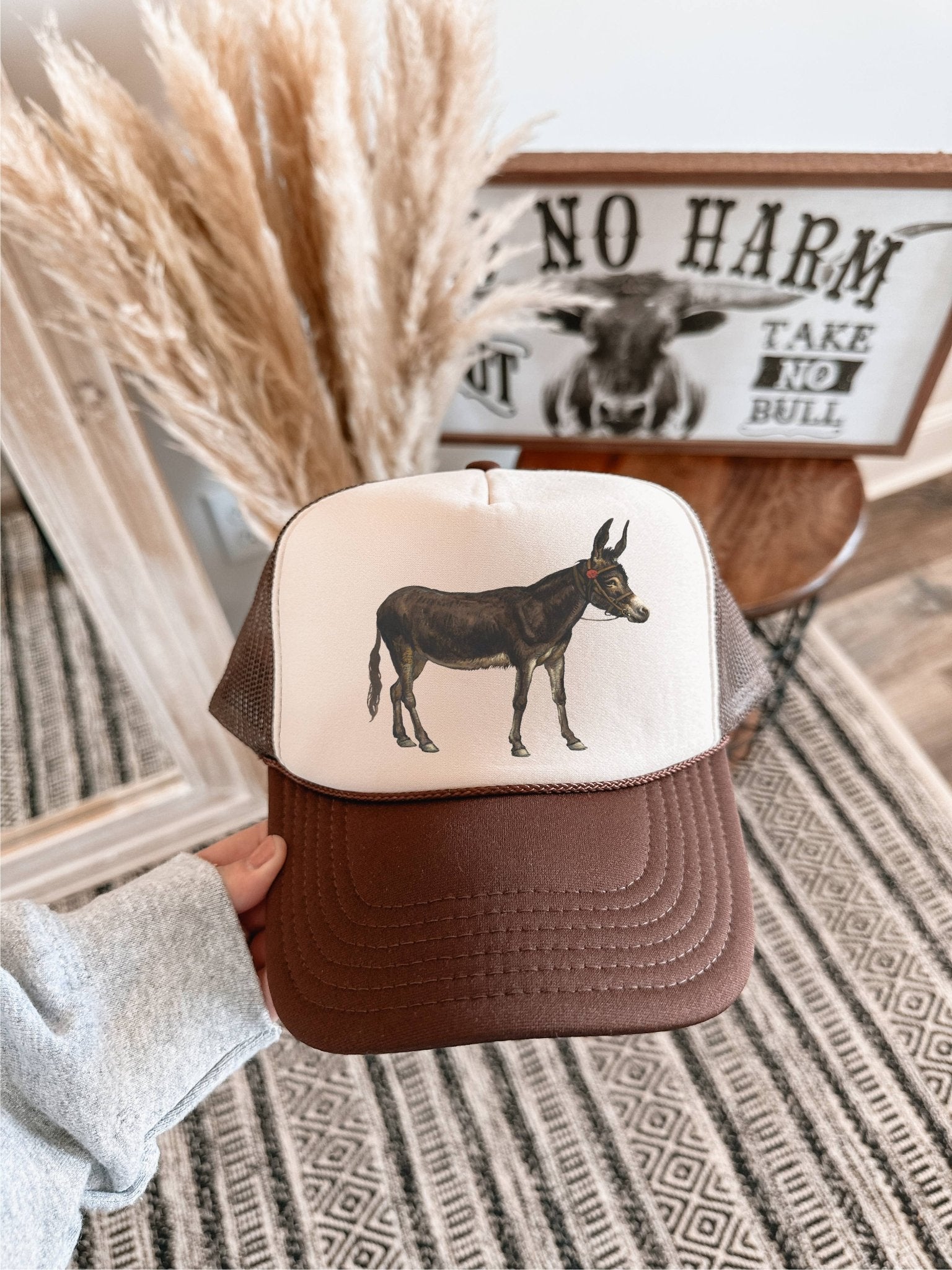 Vintage Donkey Trucker Cap - Box Turtle