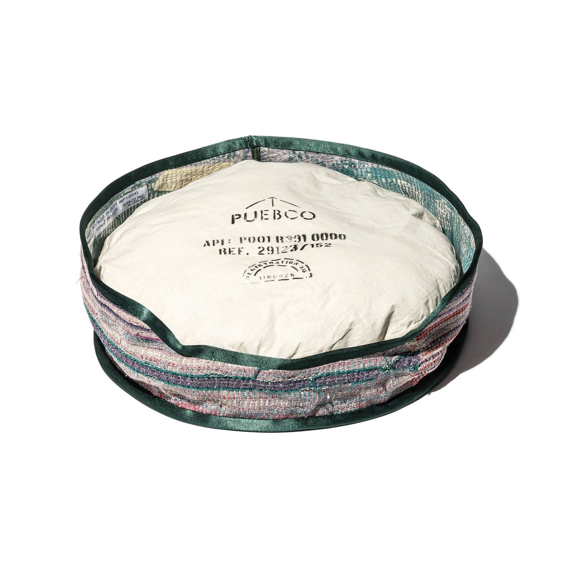 Vintage Kantha Quilt Pet Bed - Box Turtle