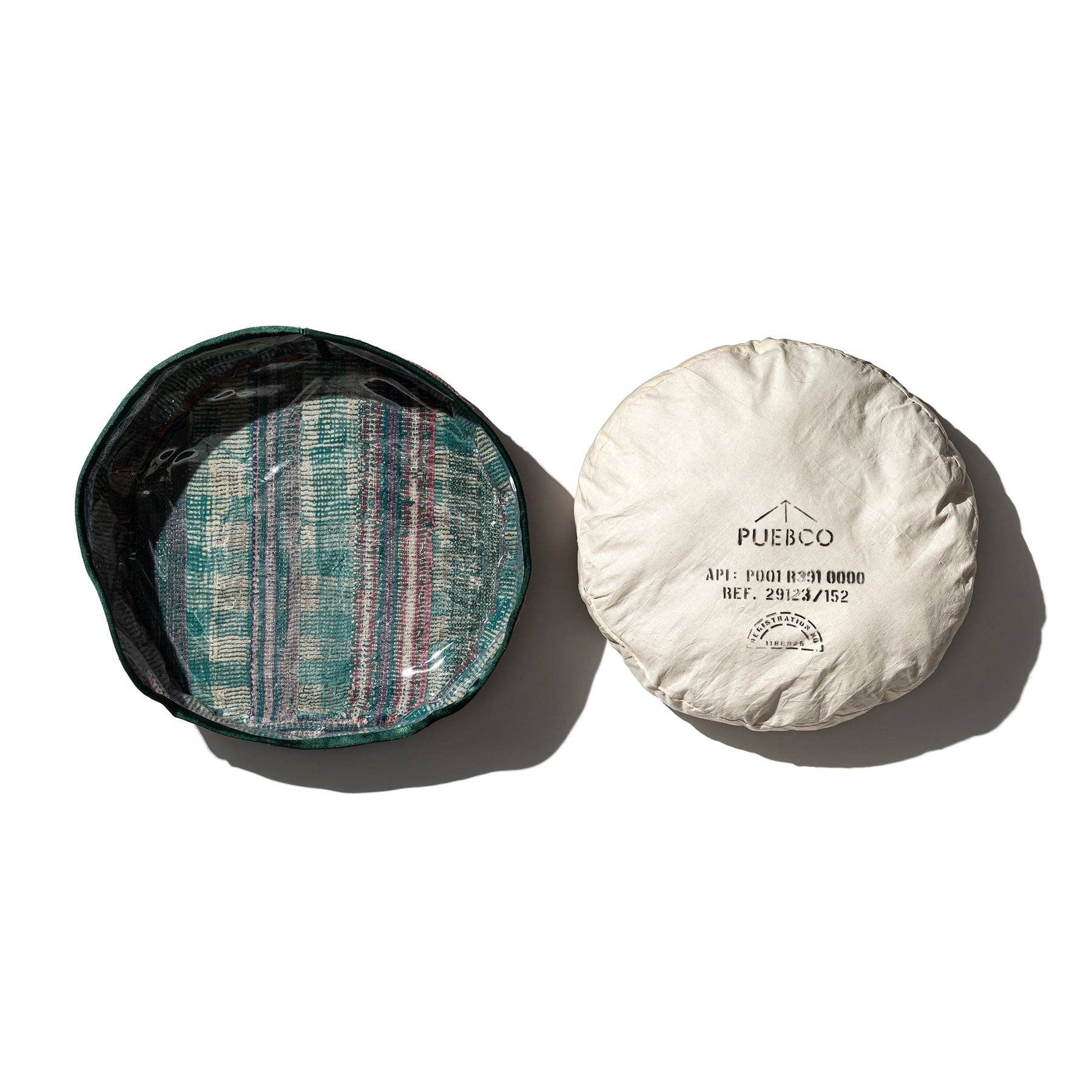 Vintage Kantha Quilt Pet Bed - Box Turtle