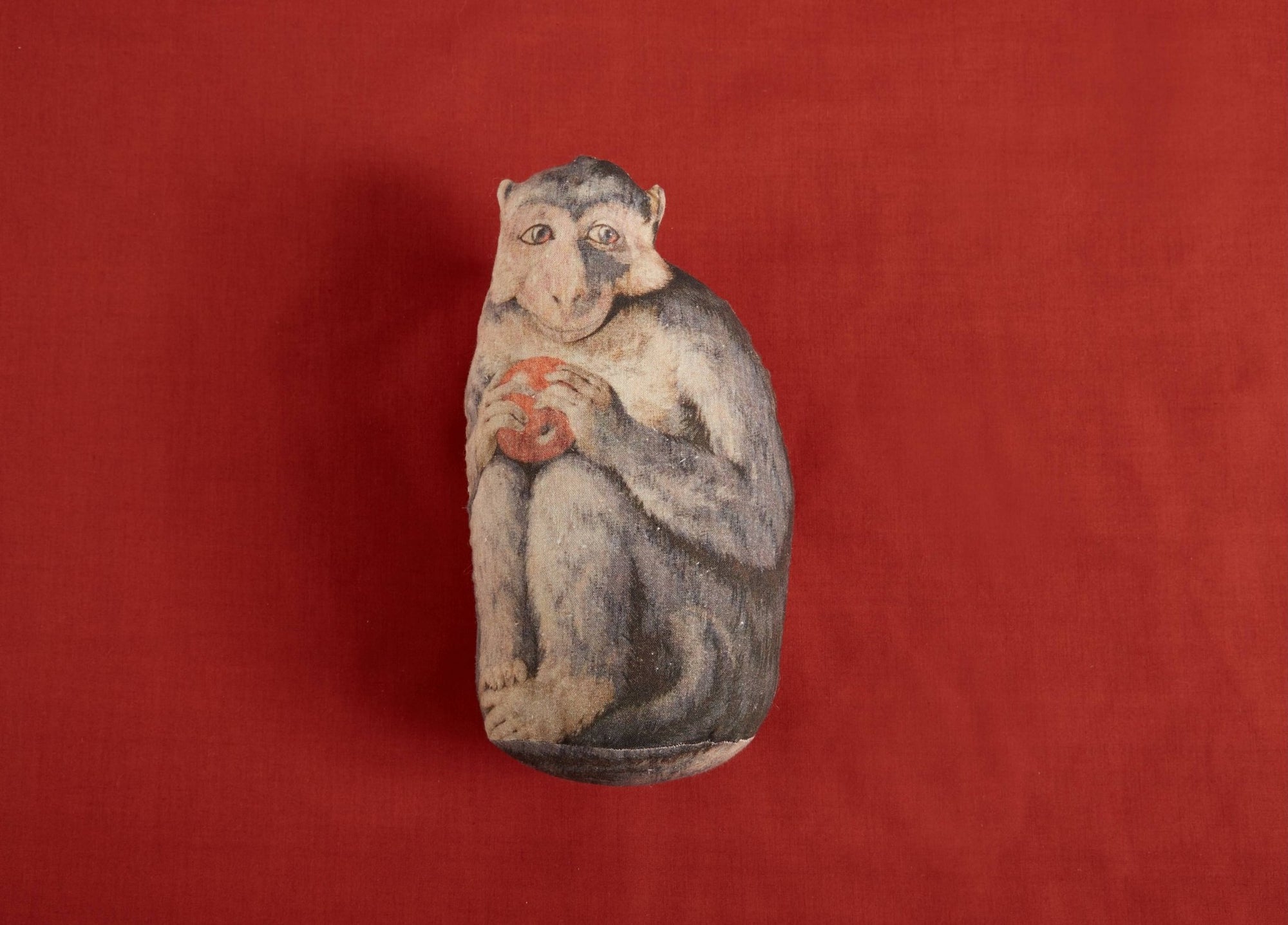 Vintage Monkey Pillow - Box Turtle