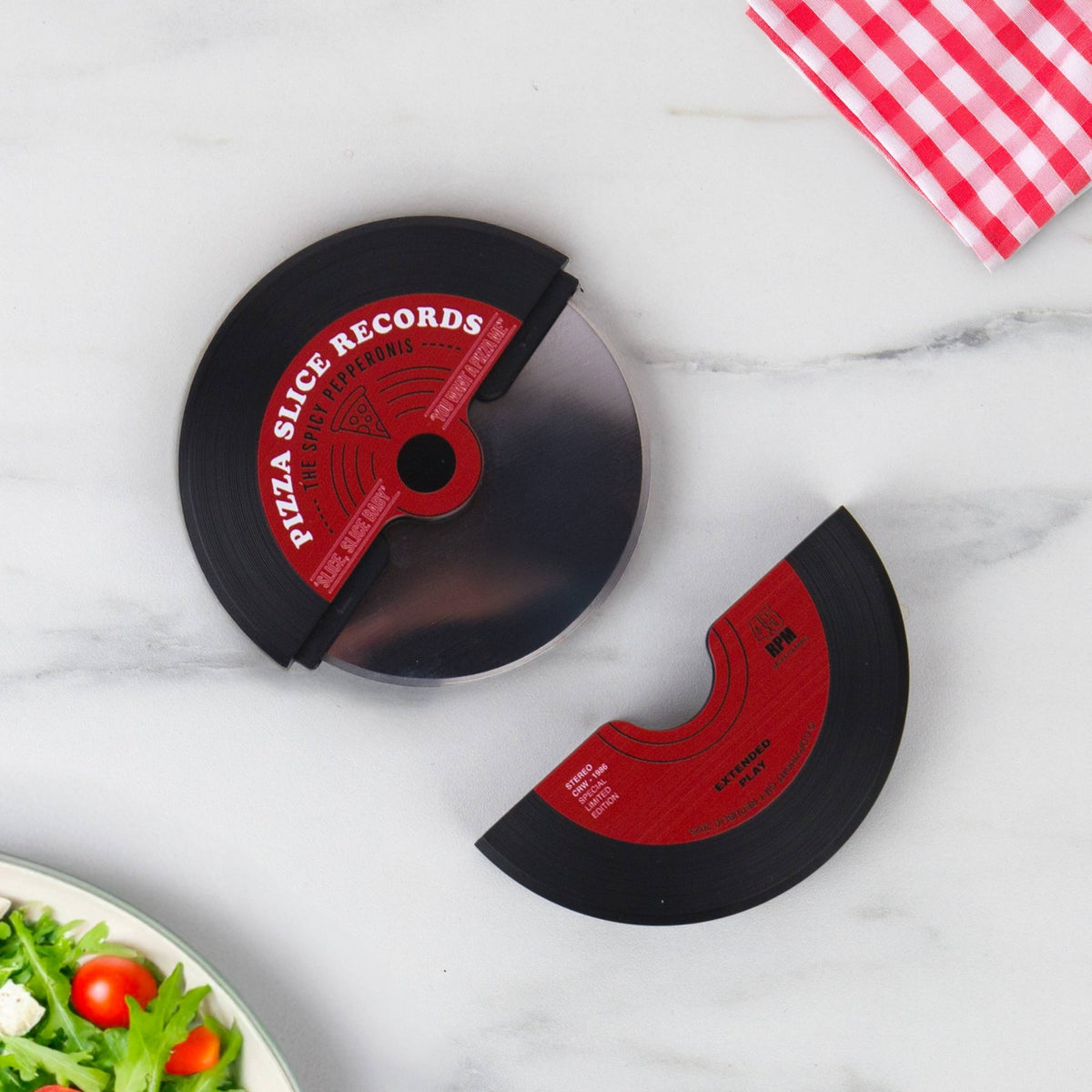 Vinyl Pizza Cutter - Box Turtle