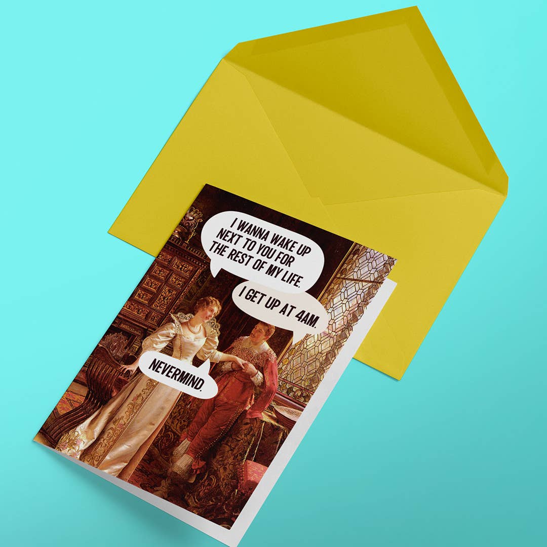 Wake Up With You Anniversary Card - Box Turtle