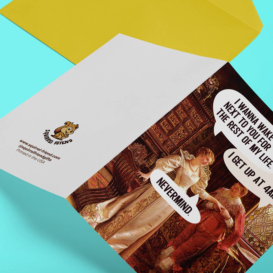 Wake Up With You Anniversary Card - Box Turtle