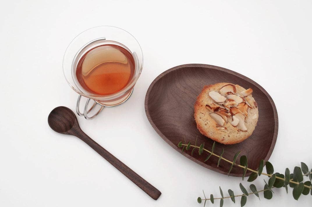 Walnut Wood Stirring Spoon - Box Turtle