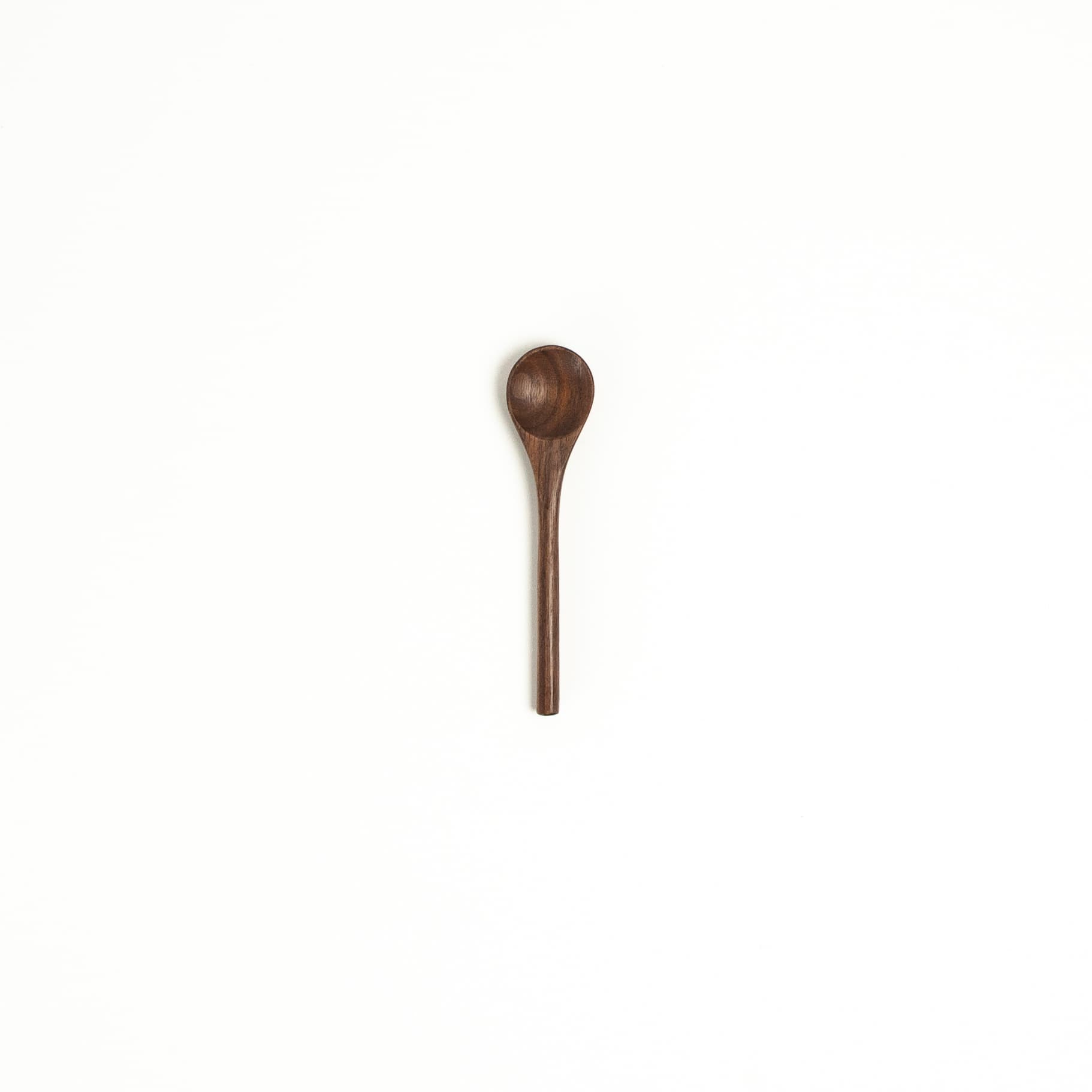 Walnut Wood Tiny Spoon - Box Turtle