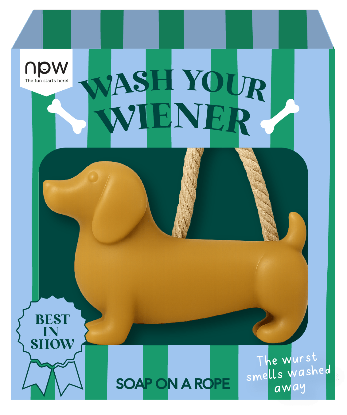 Wash Your Wiener Soap on a Rope - Box Turtle