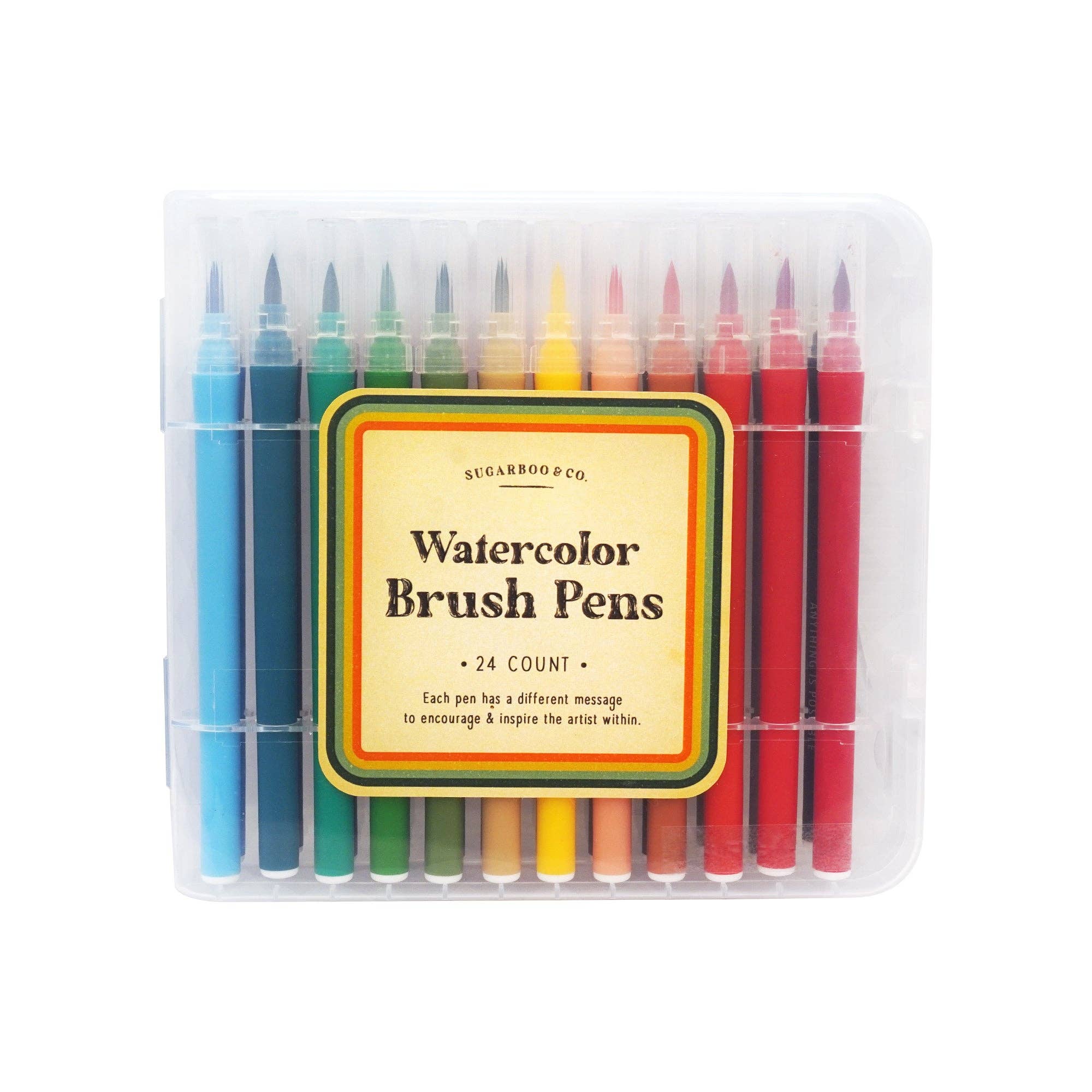 Watercolor Brush Pens - Box Turtle