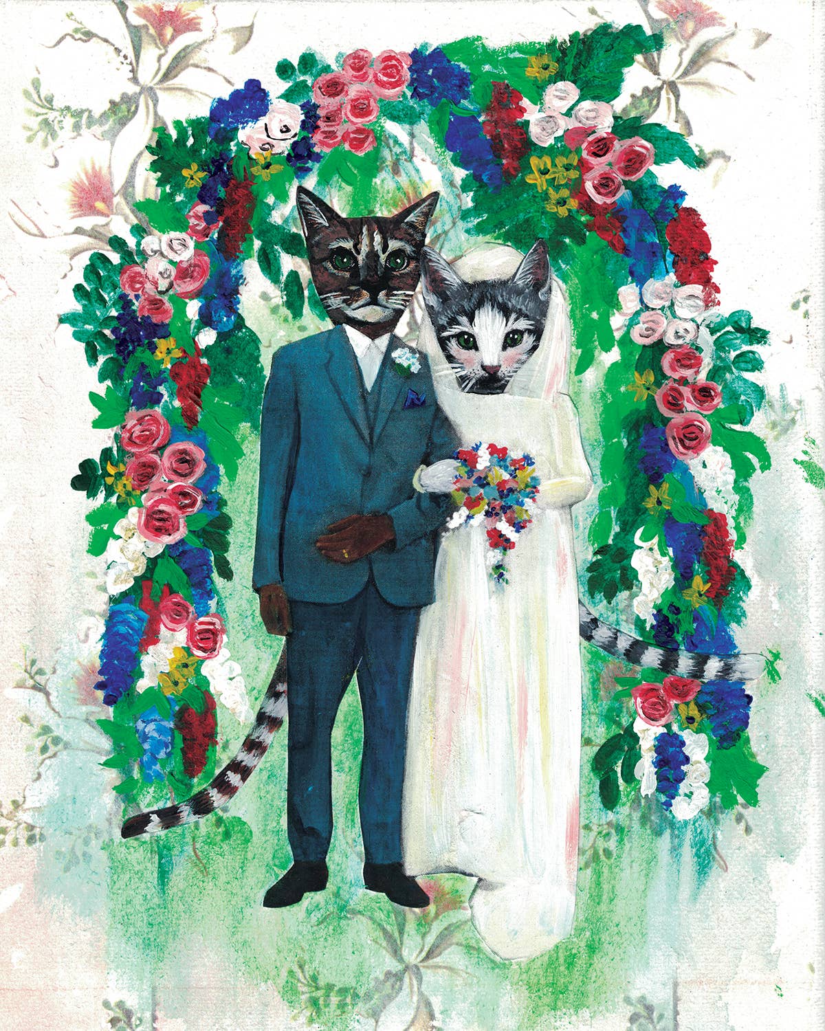 Wedding Cats Card - Box Turtle