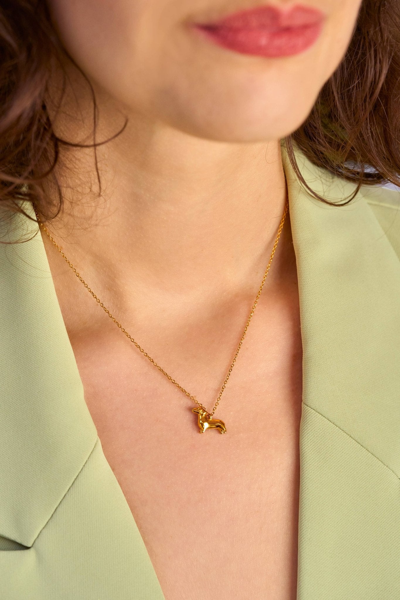 Weenie Dog Trinket Necklace - Box Turtle