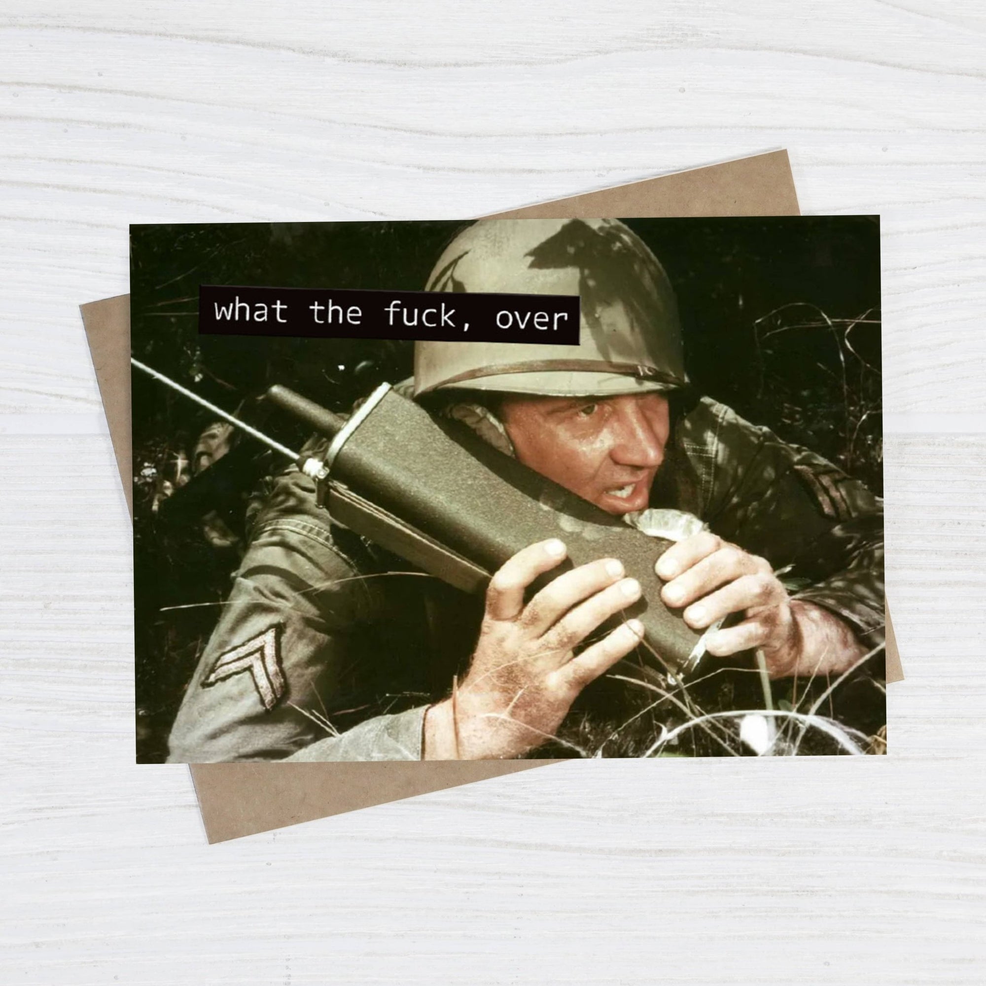 What the Fuck, Over Card - Box Turtle