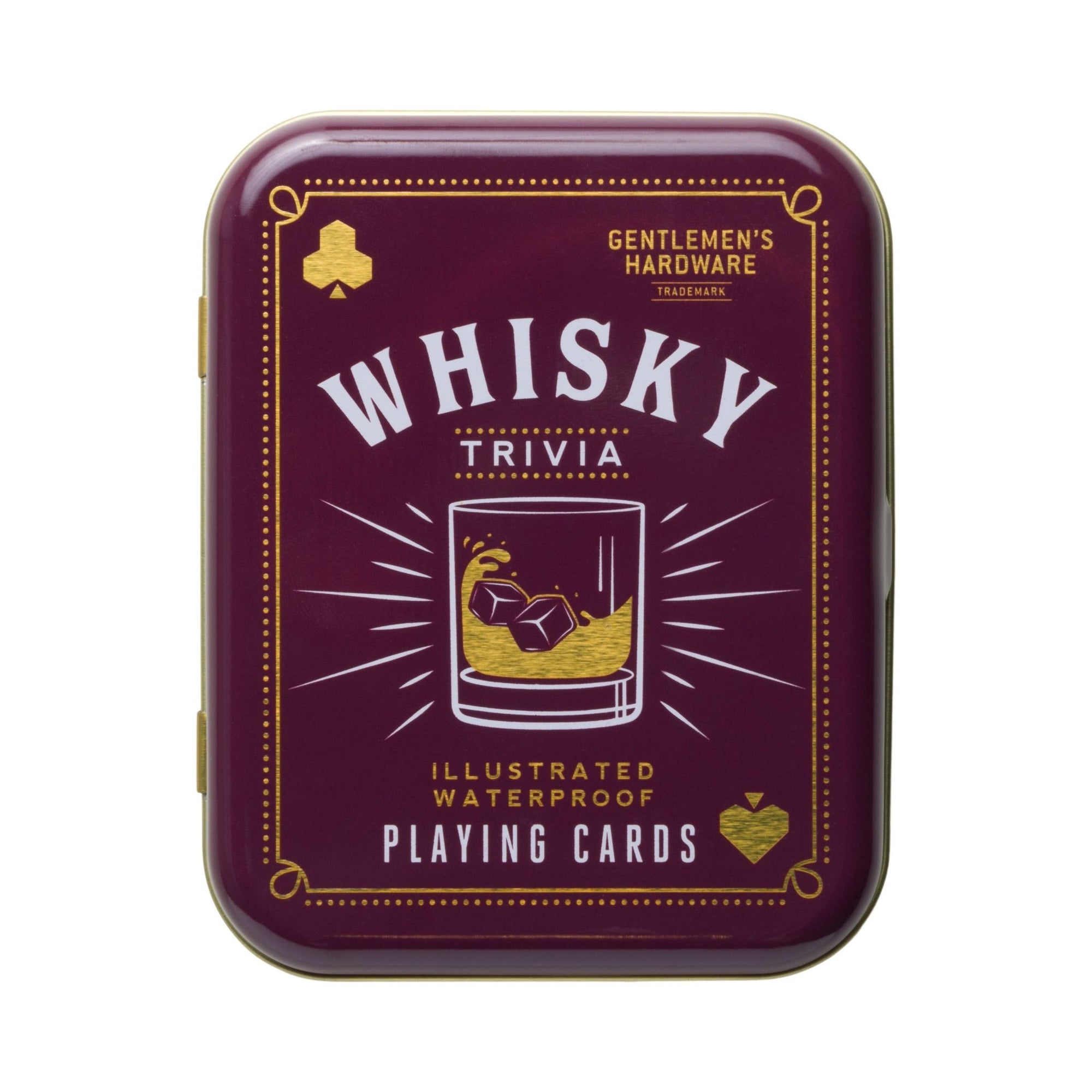 Whisky Trivia Playing Cards - Box Turtle