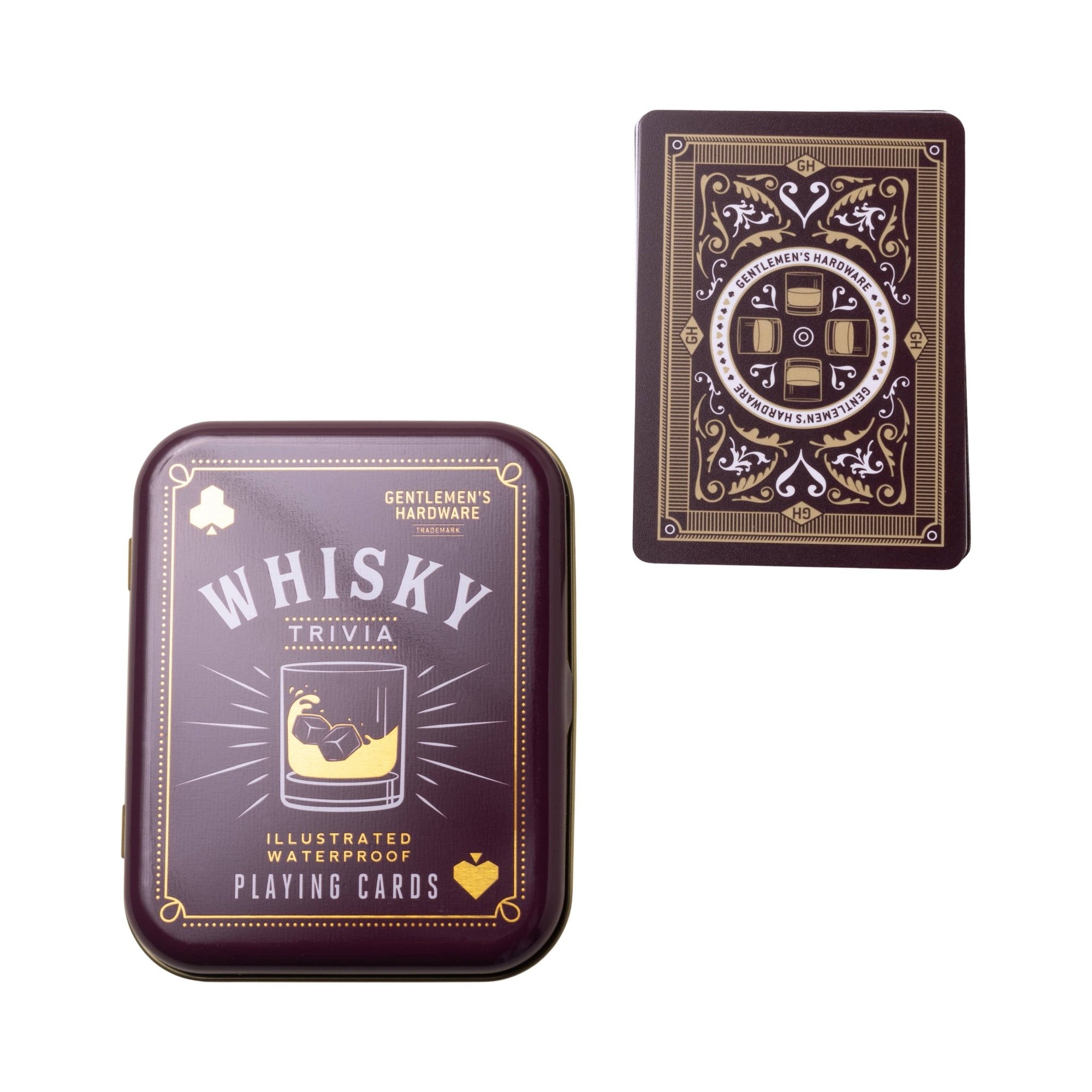 Whisky Trivia Playing Cards - Box Turtle
