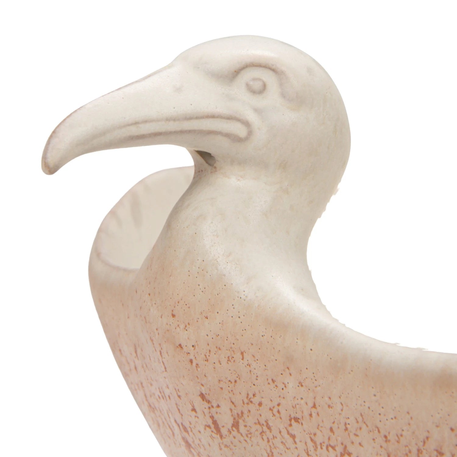 White Speckled Footed Bird Bowl - Box Turtle