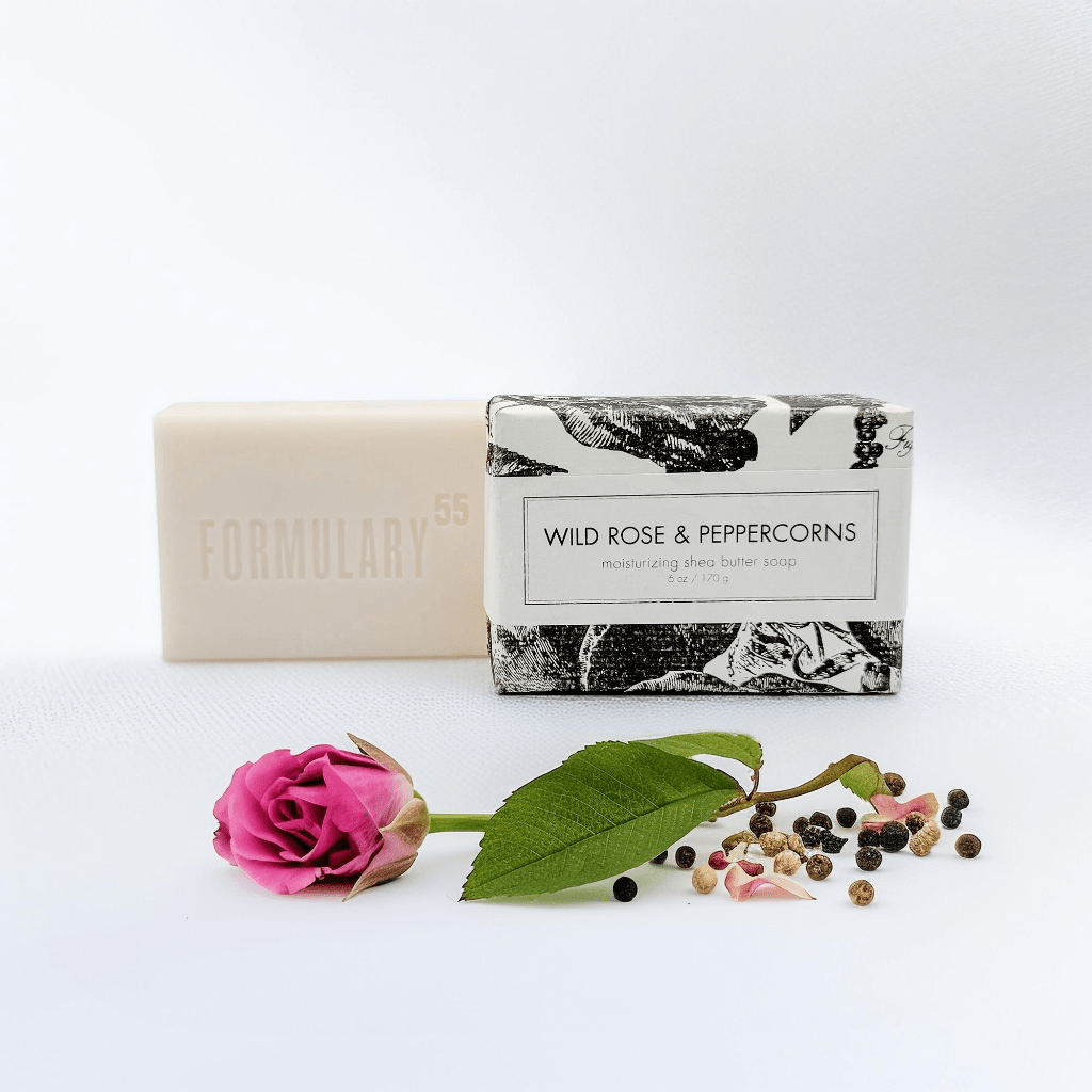 Wild Rose & Peppercorns Shea Butter Soap - Box Turtle