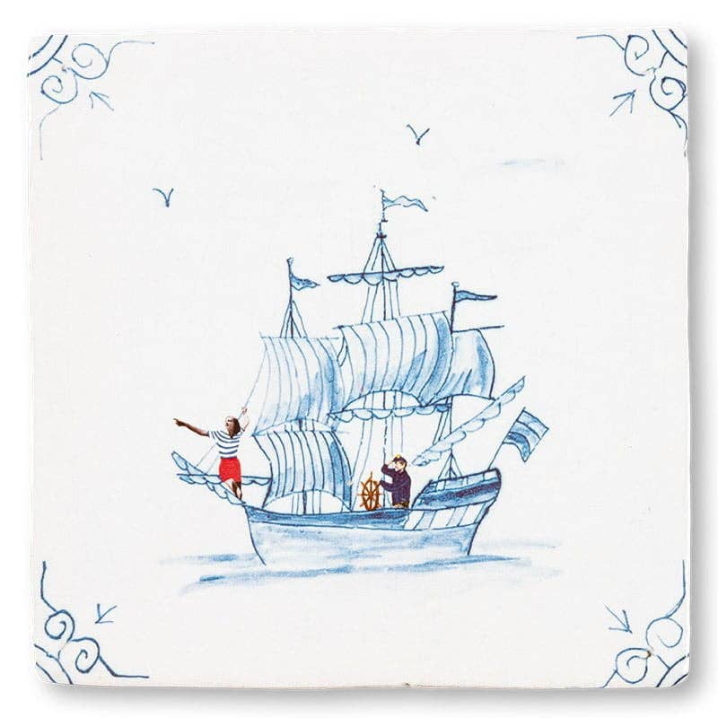 Wind In The Sails StoryTile - Box Turtle