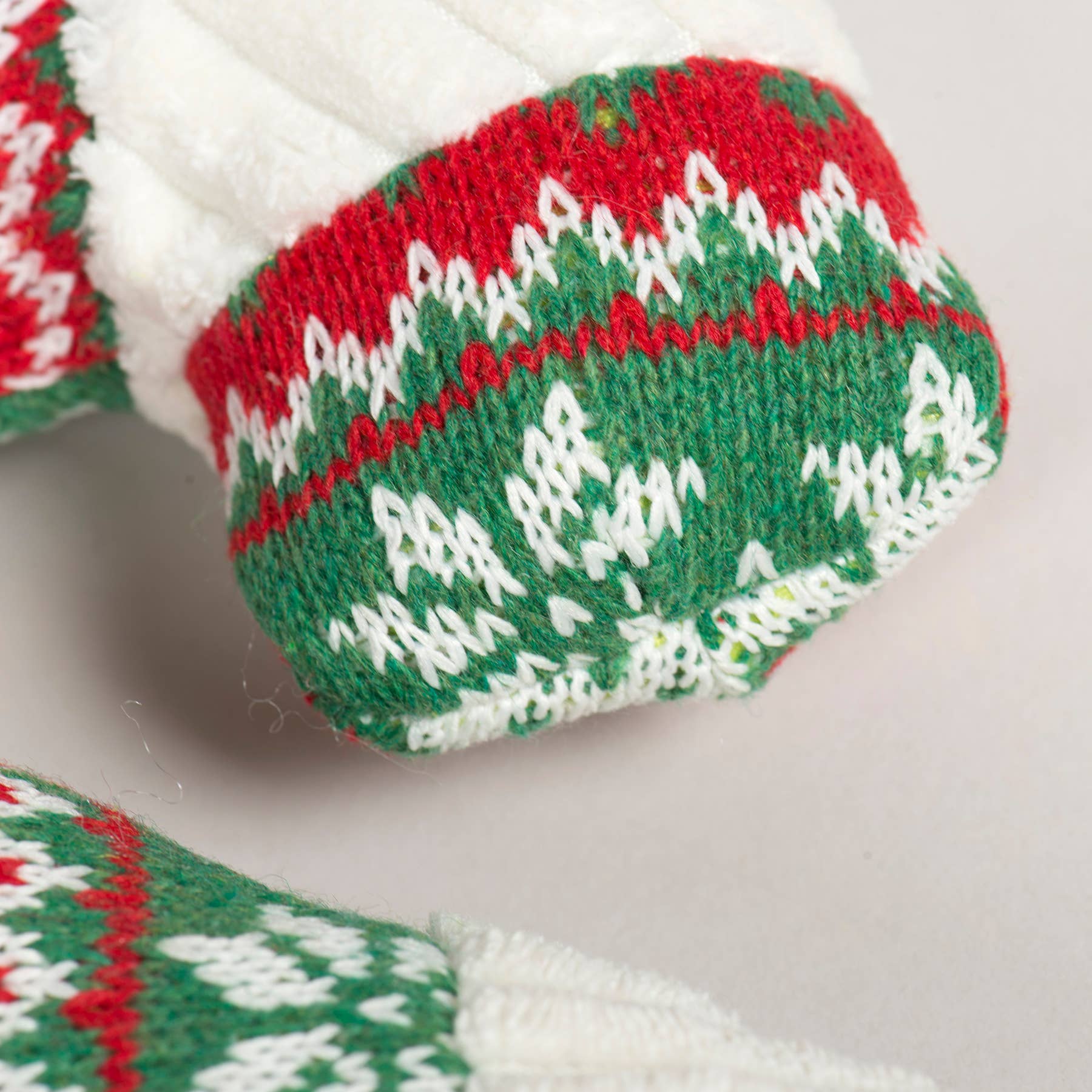 Wintergreen Collection Plush Durable Candy Cane - Box Turtle