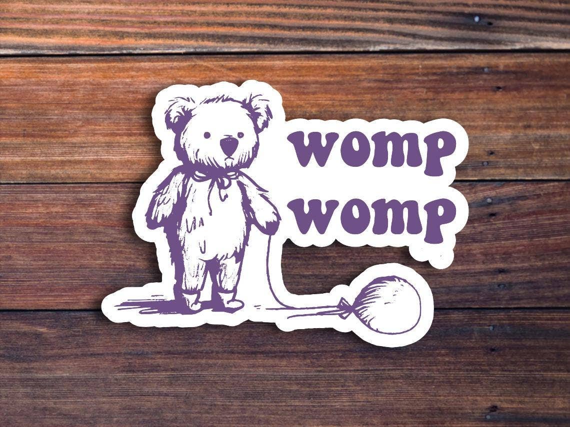 Womp Womp Sticker - Box Turtle