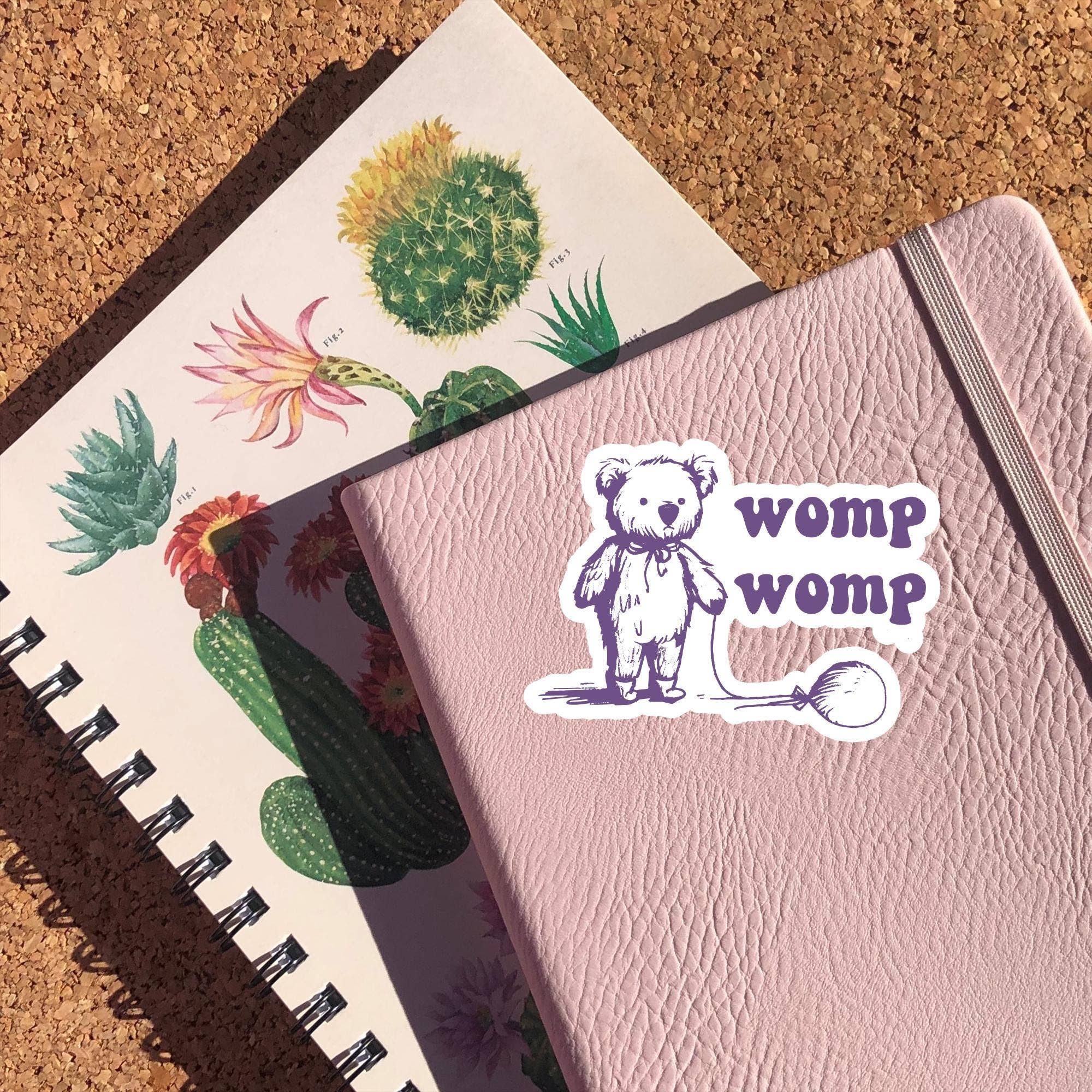 Womp Womp Sticker - Box Turtle