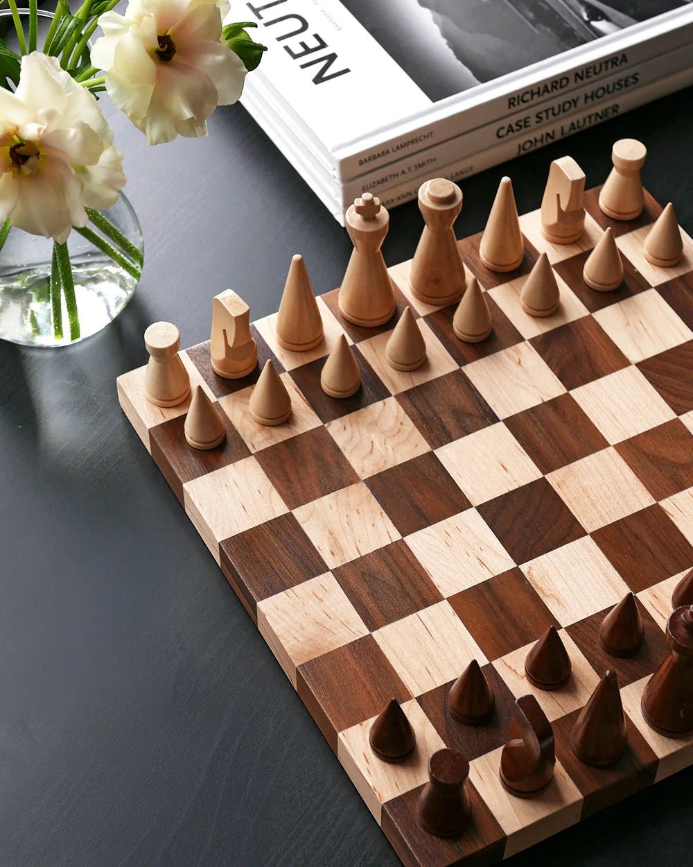 Wood Chess - The Minimalist - Box Turtle