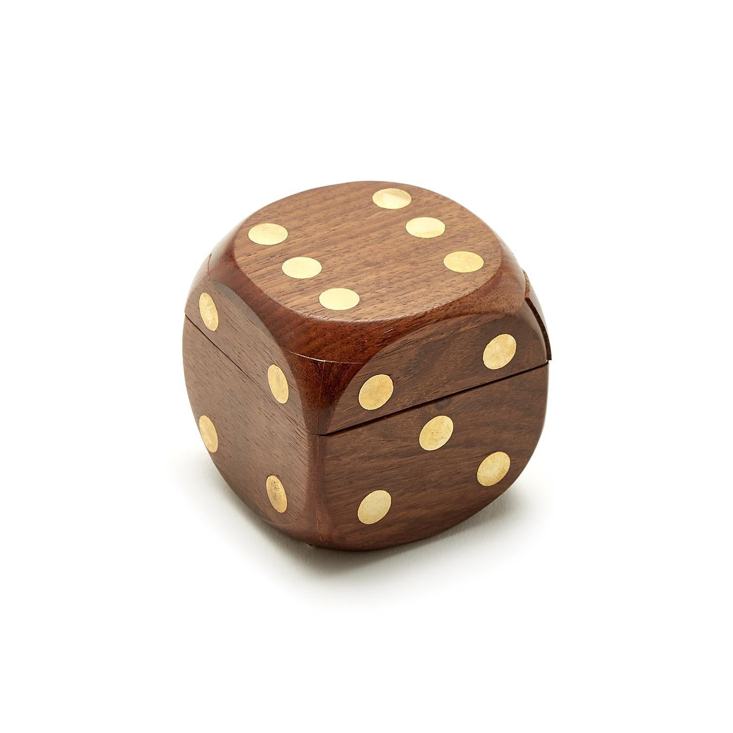 Wooden Dice Box - Box Turtle