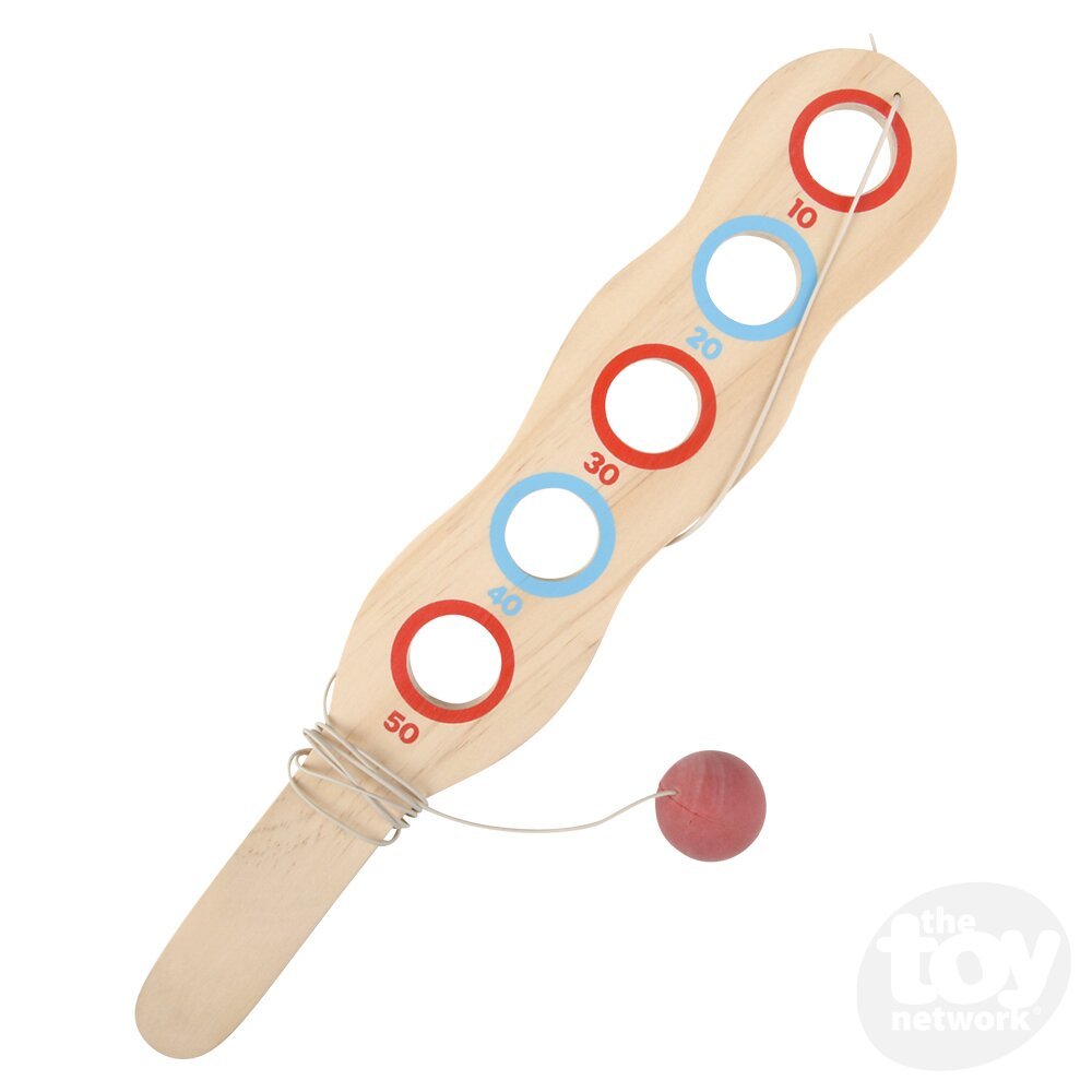 Wooden Flip Paddle Game - Box Turtle