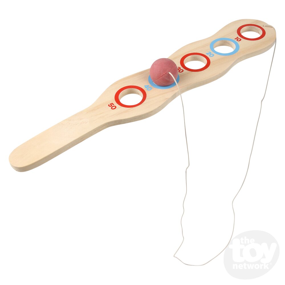 Wooden Flip Paddle Game - Box Turtle