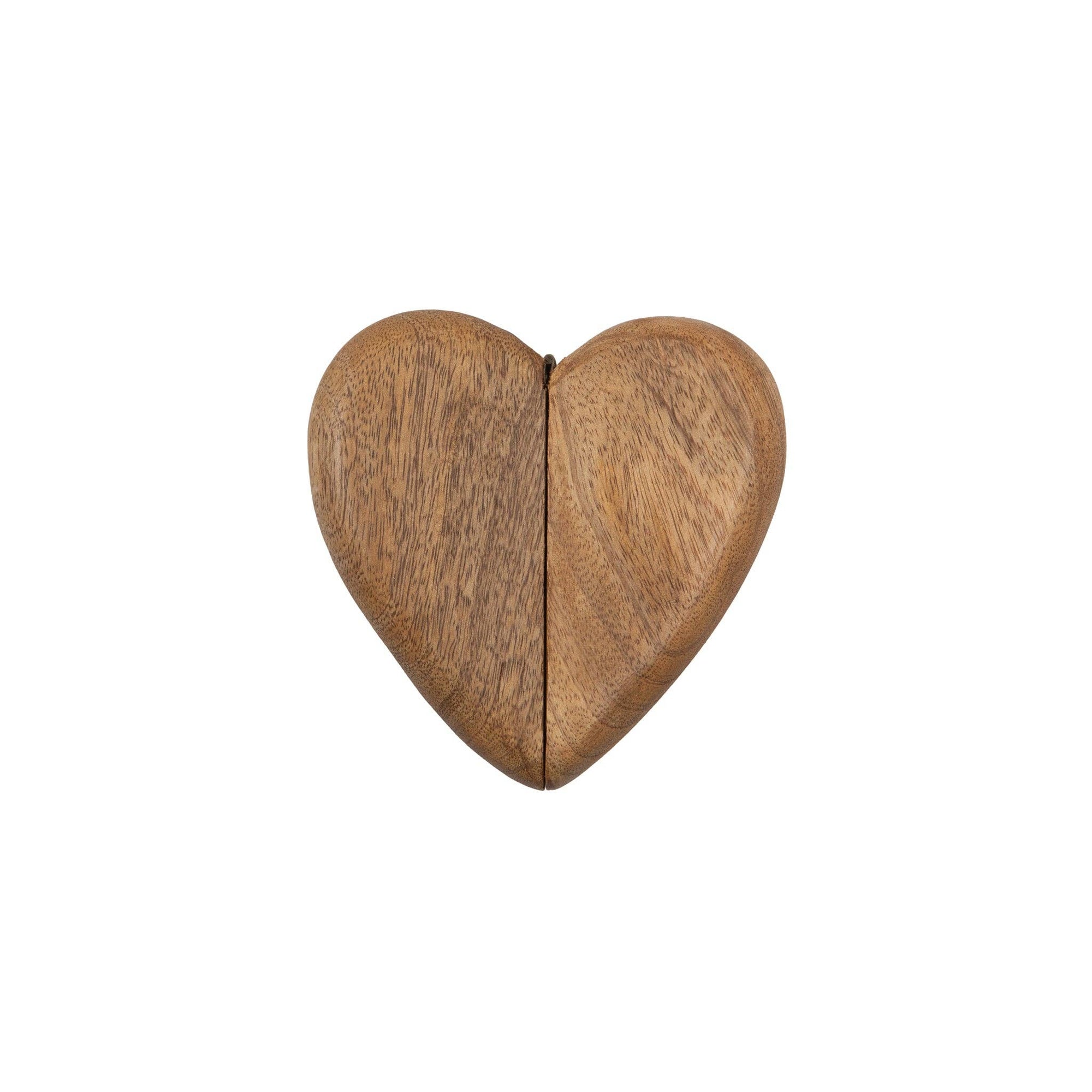 Wooden Heart Magnet Ring Box - Box Turtle