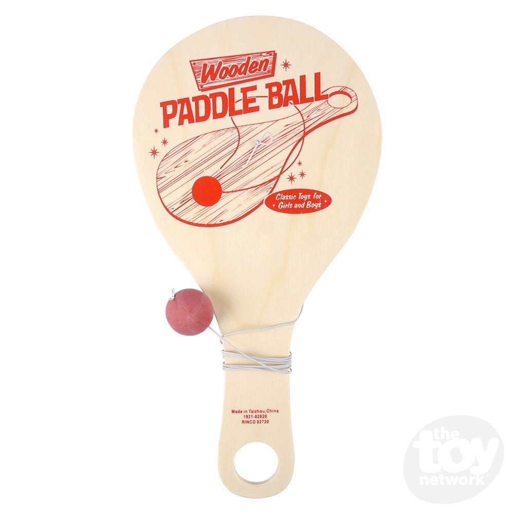 Wooden Paddle Ball - Box Turtle