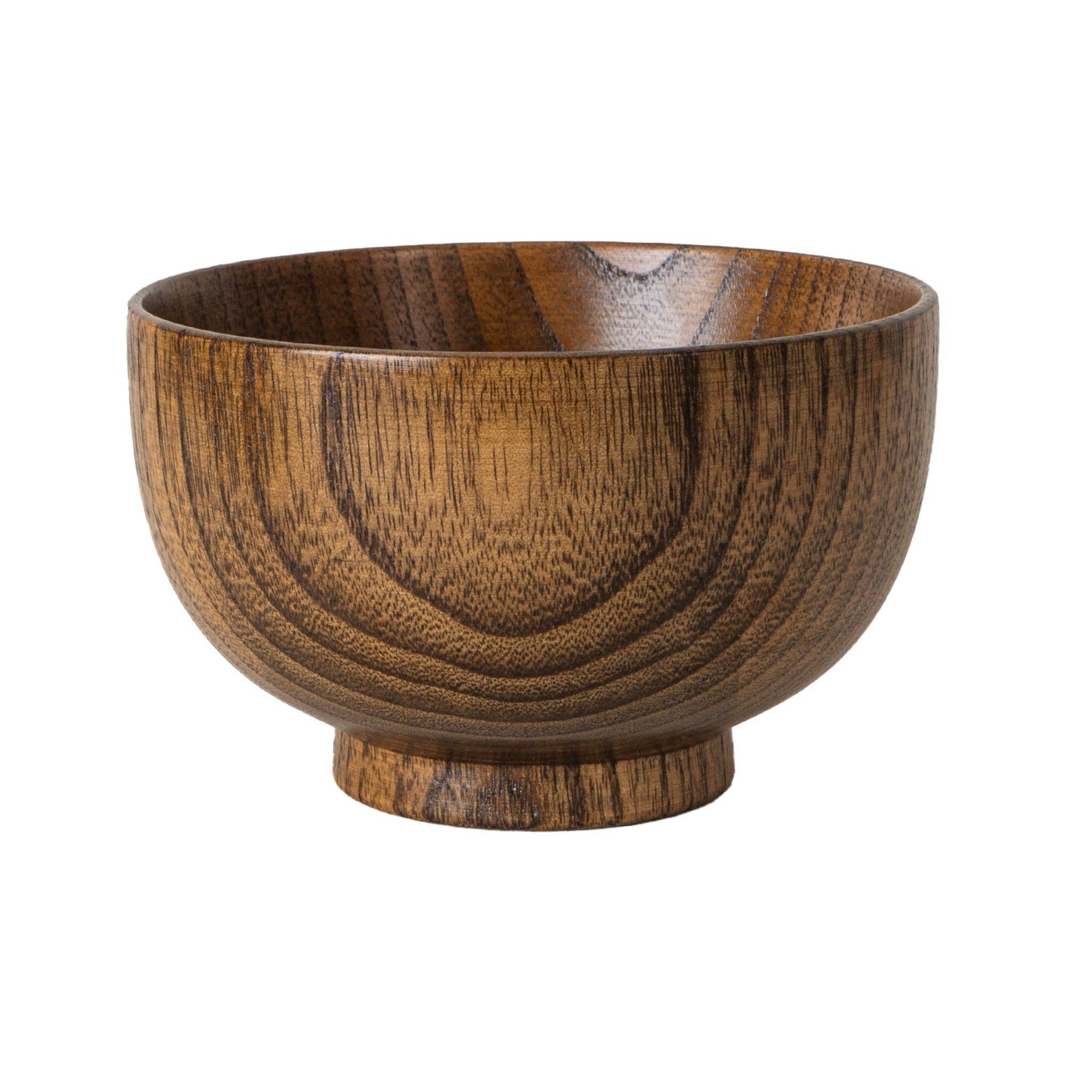 Wooden Rice or Soup Bowl - Box Turtle