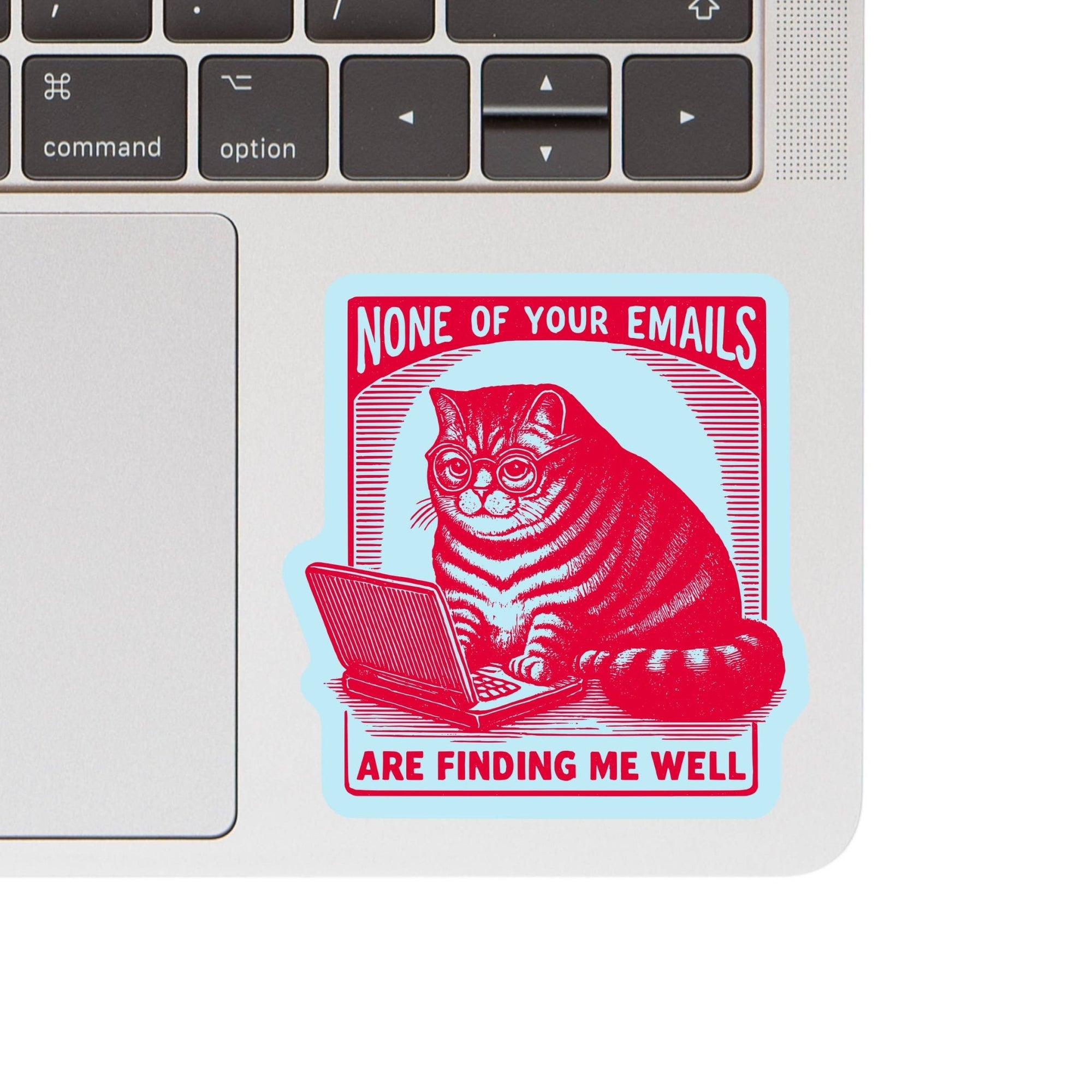 Work Kitty Cat Sarcastic Cute Vinyl Sticker - Box Turtle
