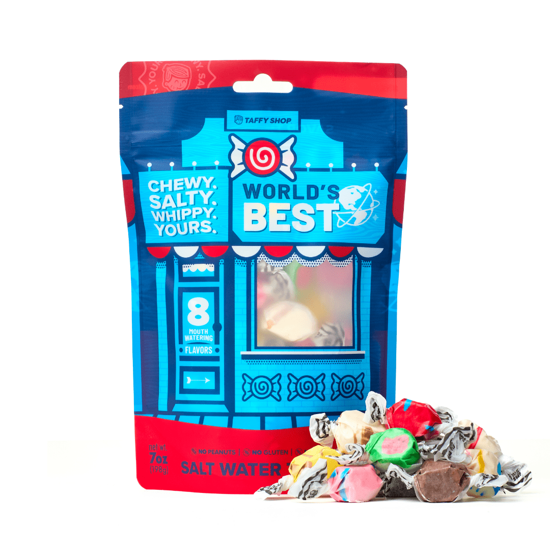 World's Best Saltwater Taffy Bag - Box Turtle