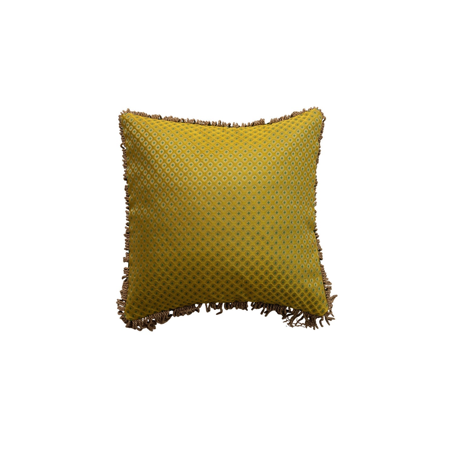 Woven Fabric Jacquard Pillow - Box Turtle
