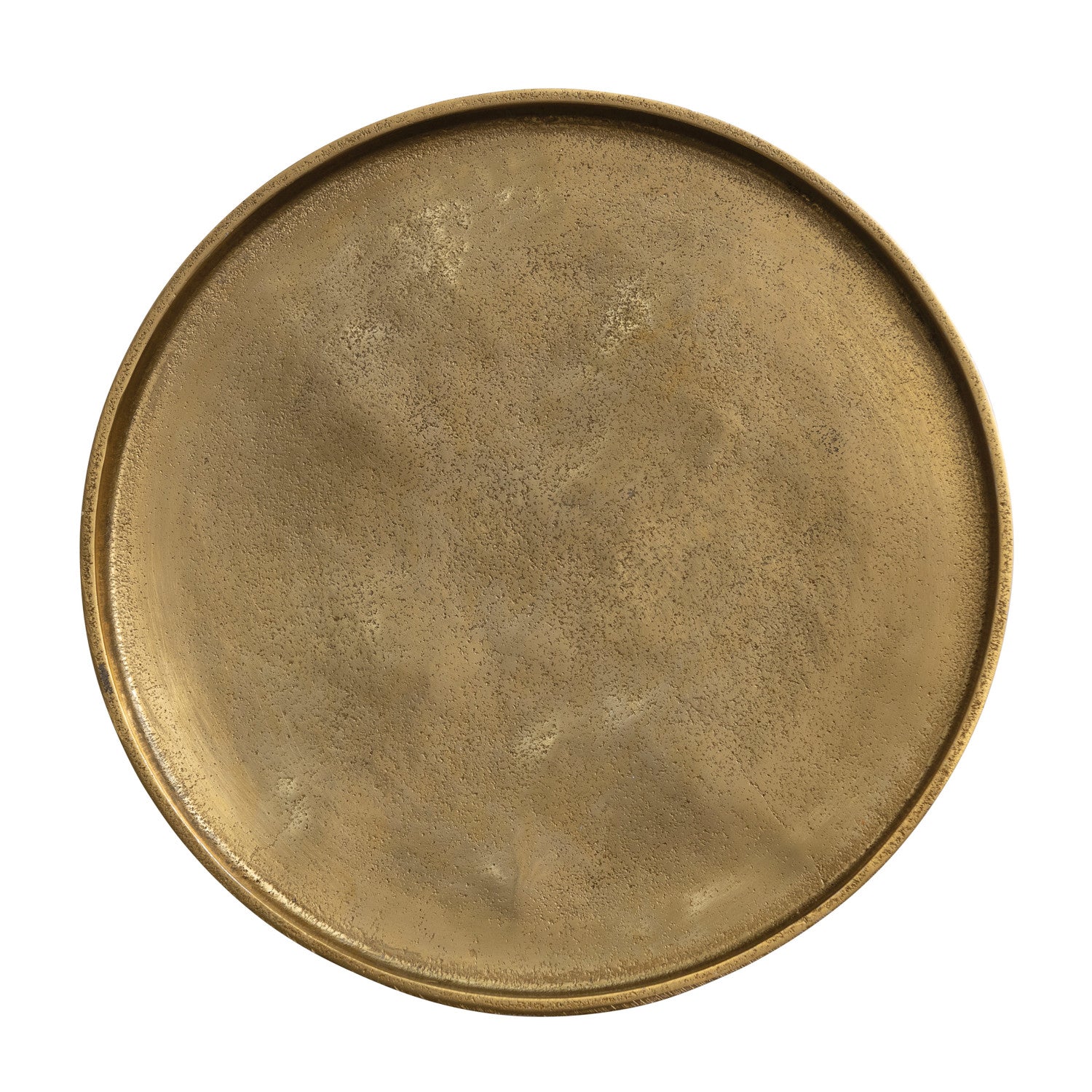 Antique Gold Aluminum Tray