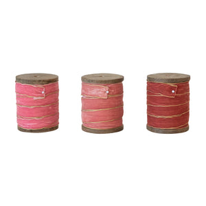 Velvet Ribbon with Metallic Edges