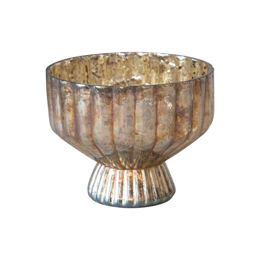 Recycled Mercury Glass Bowl