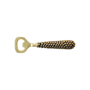 Beaded Brass Bottle Opener