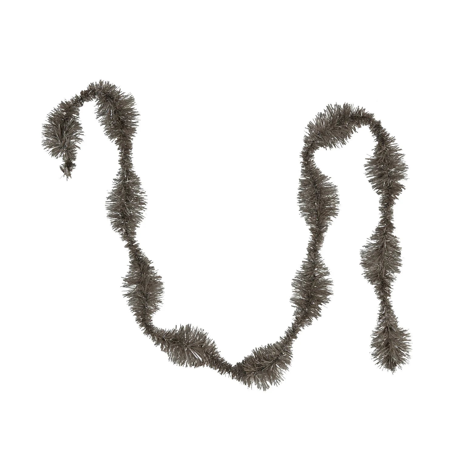 Tinsel Garland - Silver Finish