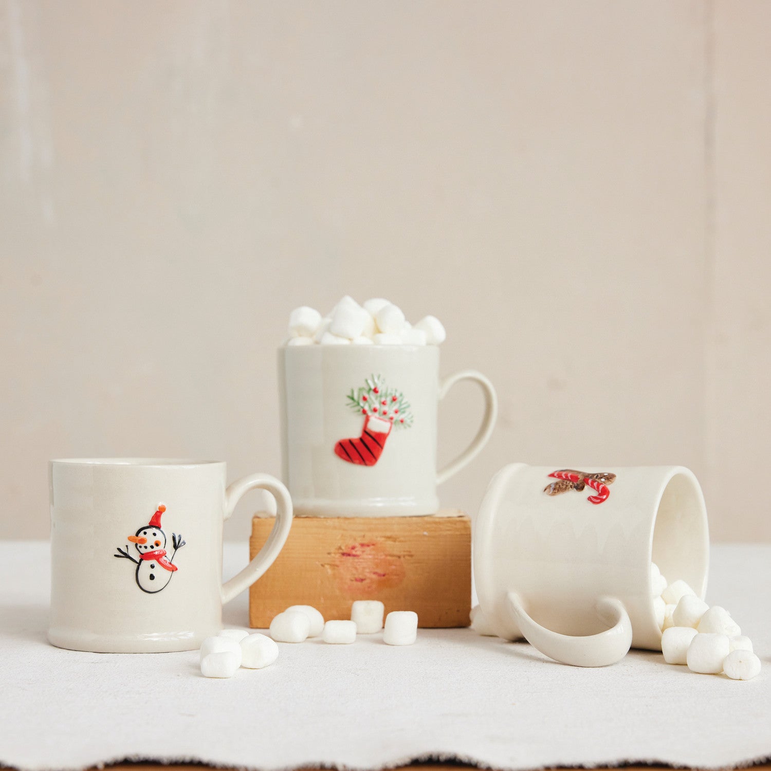 Holiday Icon Embossed Mug