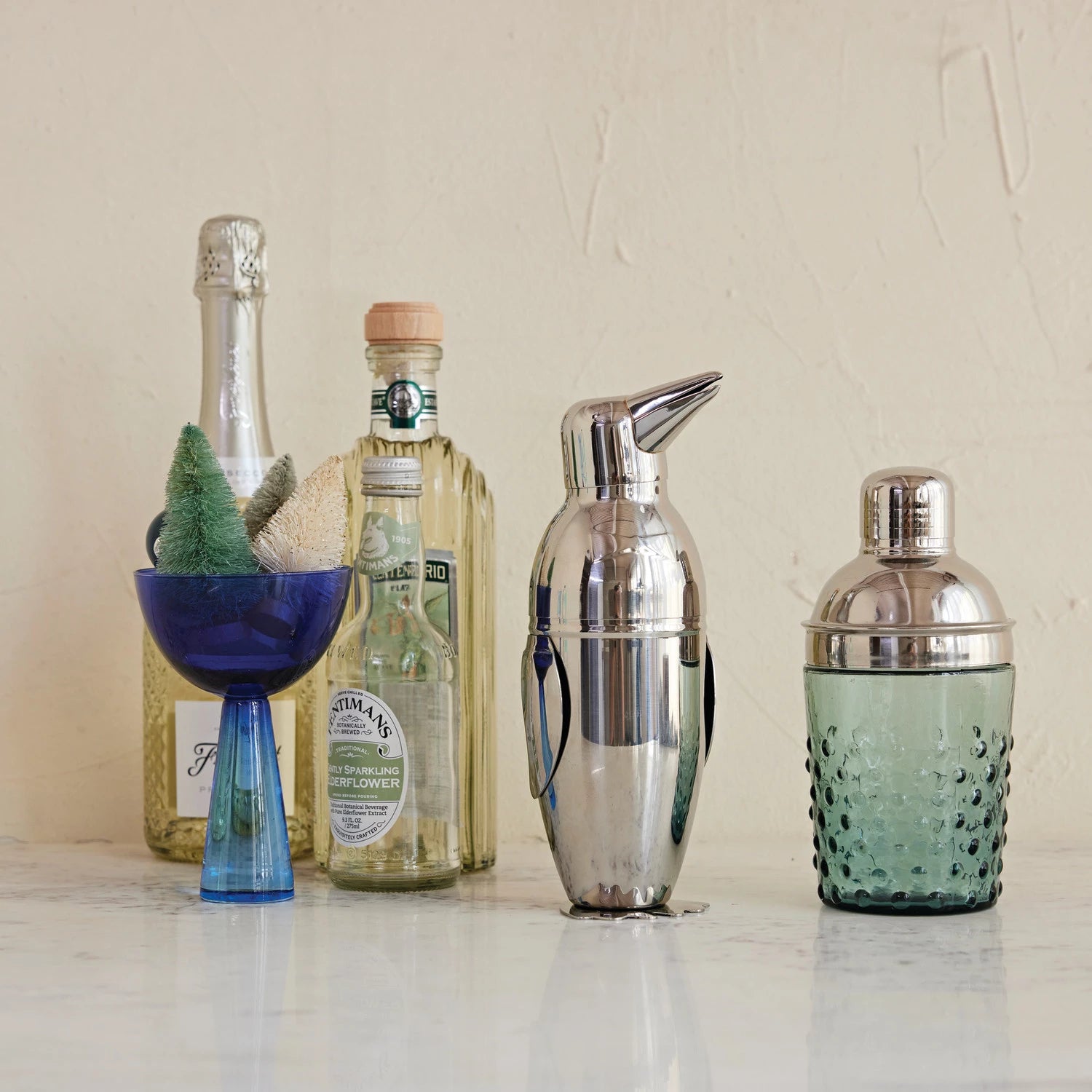 Stainless Steel Penguin Cocktail Shaker