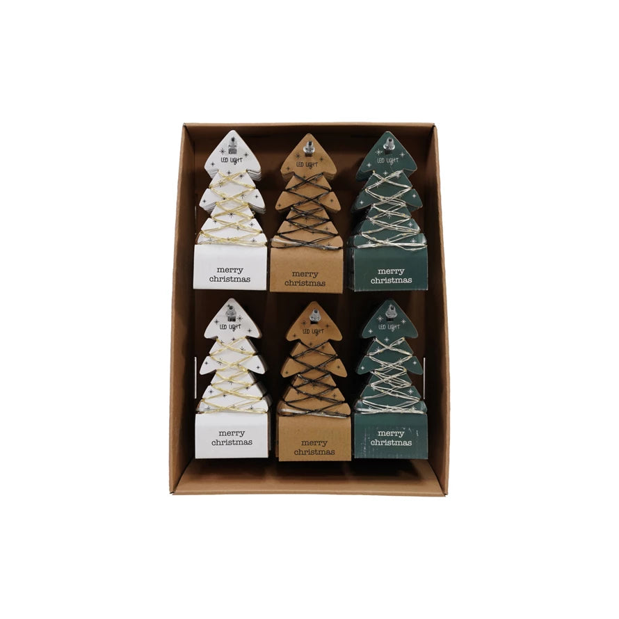 LED String Lights with Tree Shaped Display