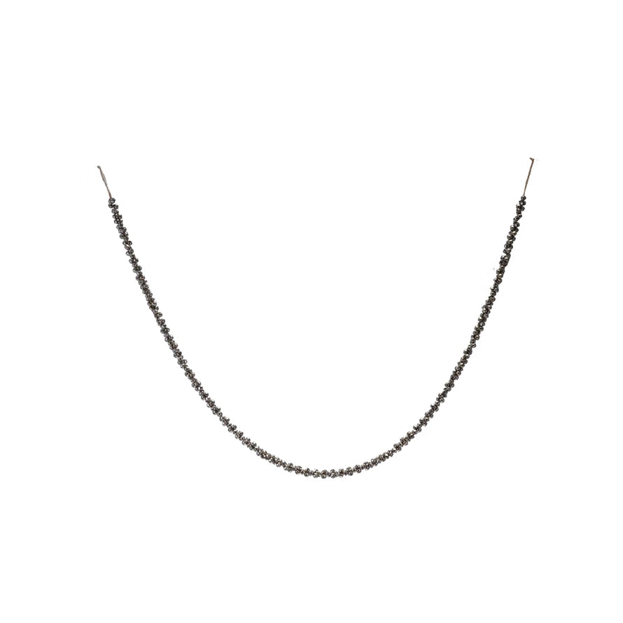 Silver Metal Jingle Bell Garland